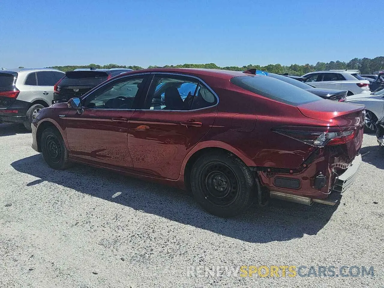 2 Photograph of a damaged car 4T1H31AK0MU026740 TOYOTA CAMRY 2021