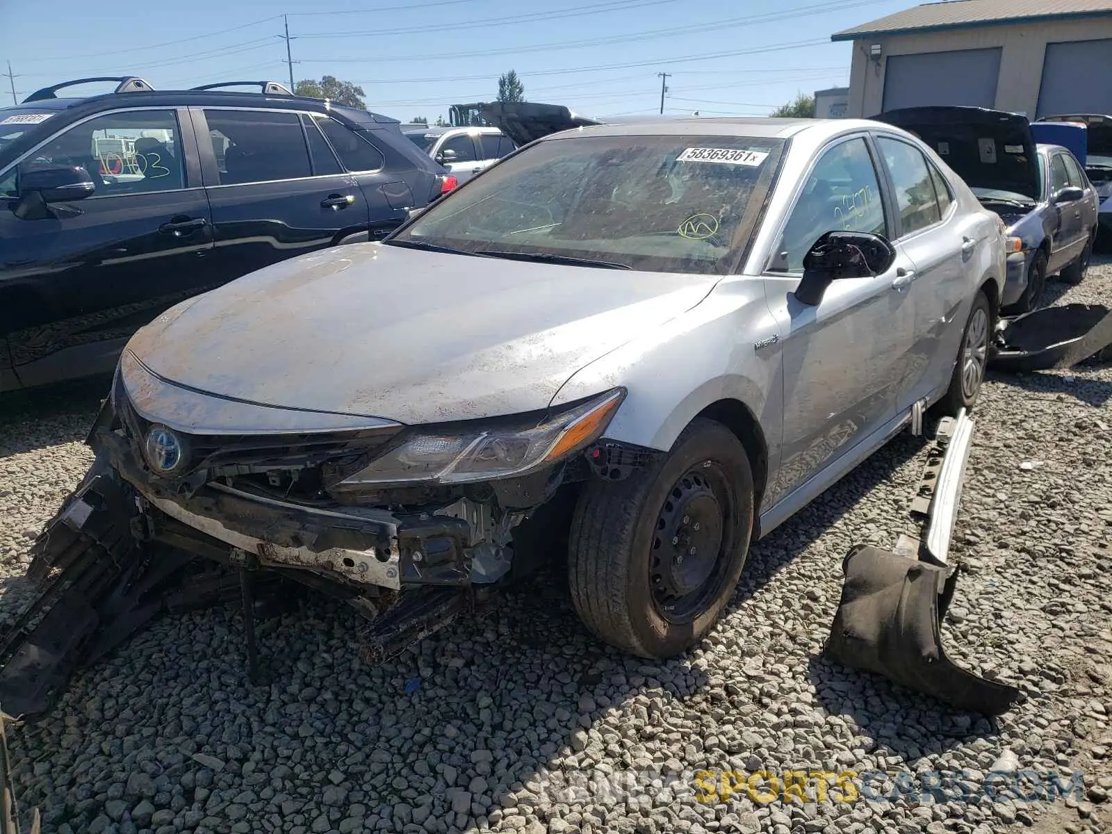 2 Photograph of a damaged car 4T1H31AK3MU022472 TOYOTA CAMRY 2021