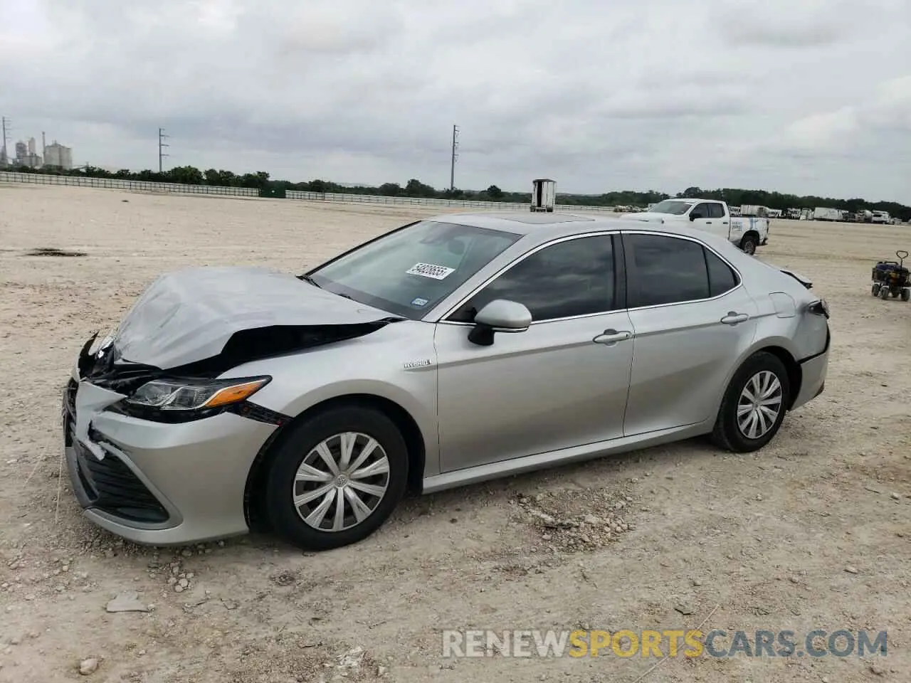 1 Photograph of a damaged car 4T1H31AK9MU546676 TOYOTA CAMRY 2021