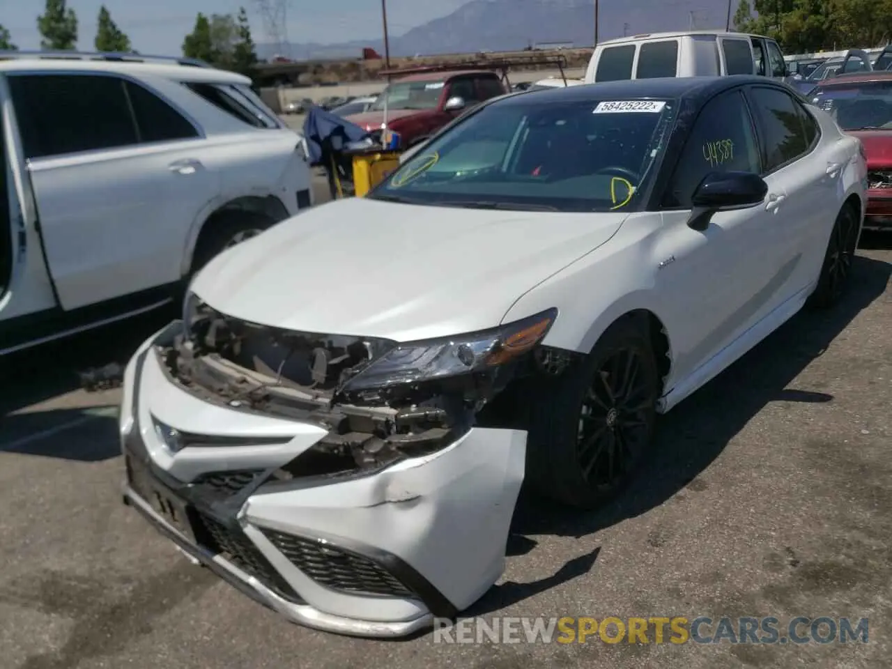 2 Photograph of a damaged car 4T1K31AK8MU027219 TOYOTA CAMRY 2021
