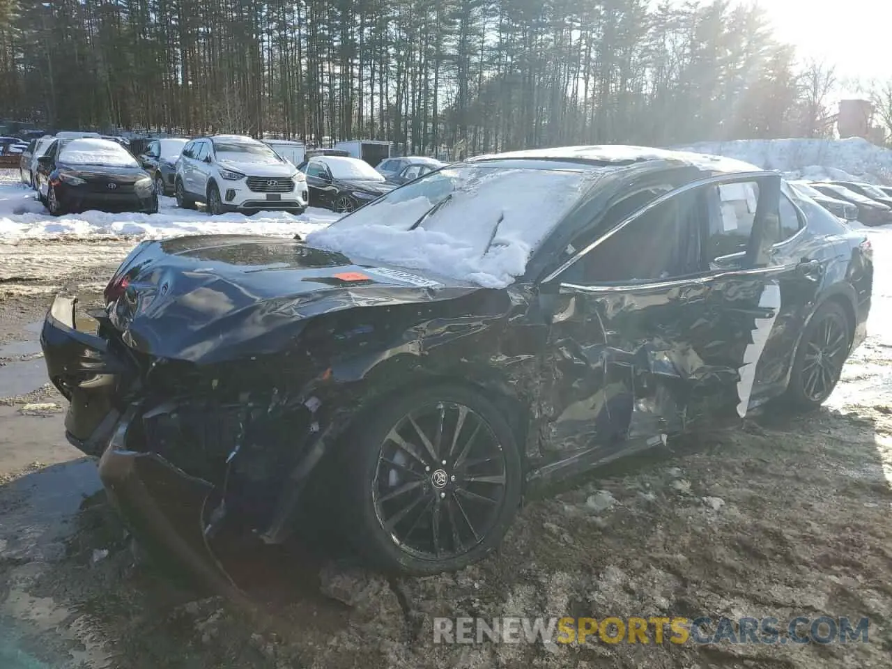 1 Photograph of a damaged car 4T1K61AK1MU595612 TOYOTA CAMRY 2021
