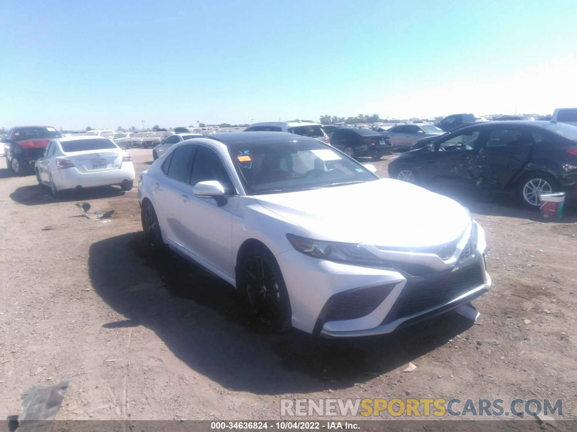 1 Photograph of a damaged car 4T1K61AK1MU603434 TOYOTA CAMRY 2021