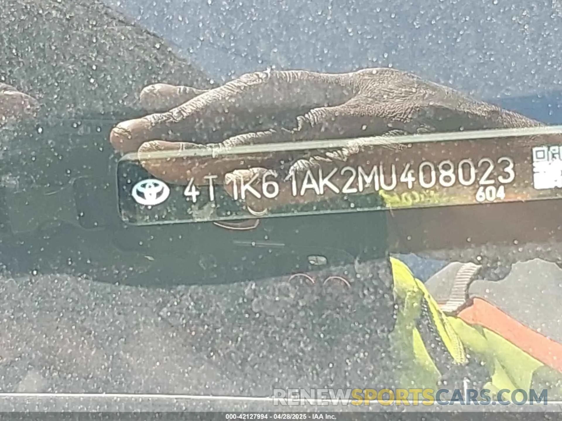 17 Фотография поврежденного автомобиля 4T1K61AK2MU408023 TOYOTA CAMRY 2021