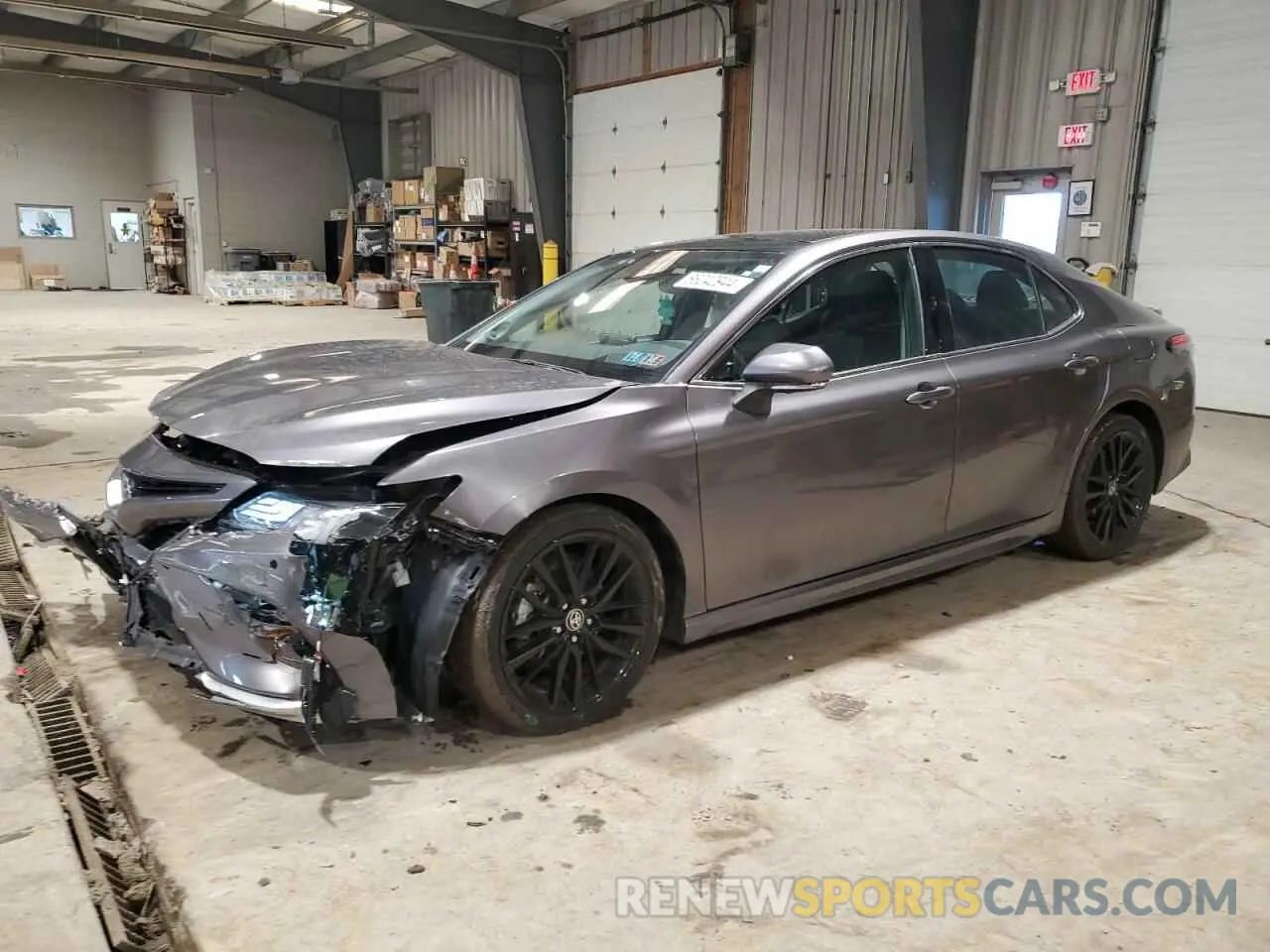 1 Photograph of a damaged car 4T1K61AK3MU579184 TOYOTA CAMRY 2021