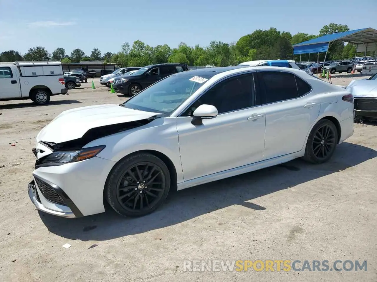 1 Photograph of a damaged car 4T1K61AK4MU542029 TOYOTA CAMRY 2021