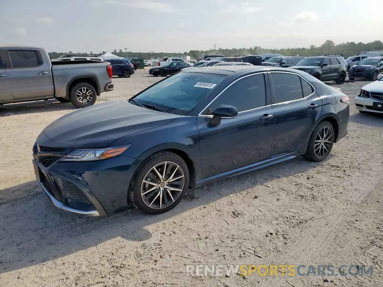1 Photograph of a damaged car 4T1K61AK5MU556117 TOYOTA CAMRY 2021