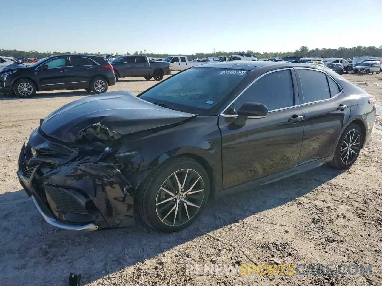1 Photograph of a damaged car 4T1K61AK7MU404159 TOYOTA CAMRY 2021
