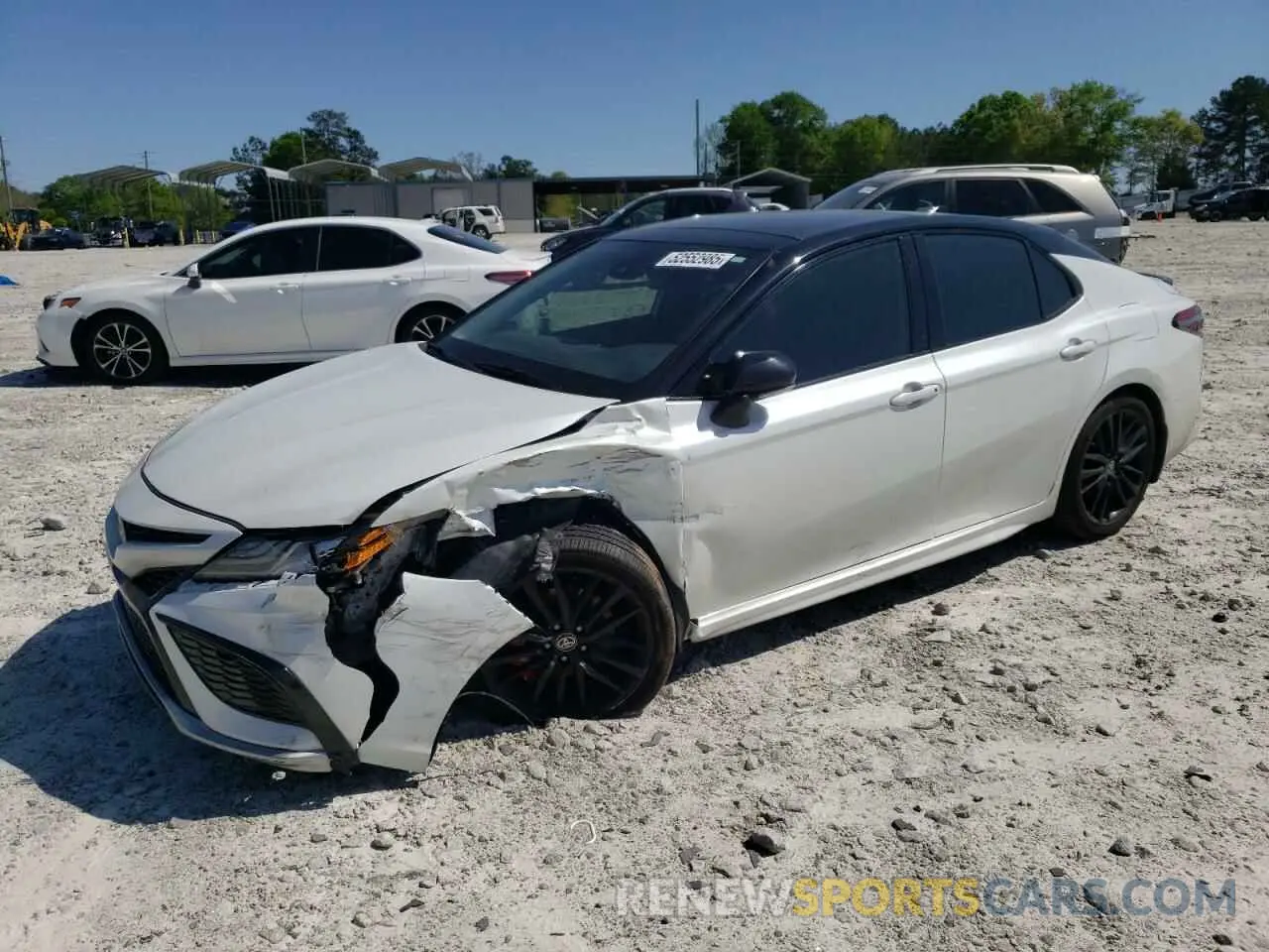 1 Photograph of a damaged car 4T1K61AK7MU459291 TOYOTA CAMRY 2021