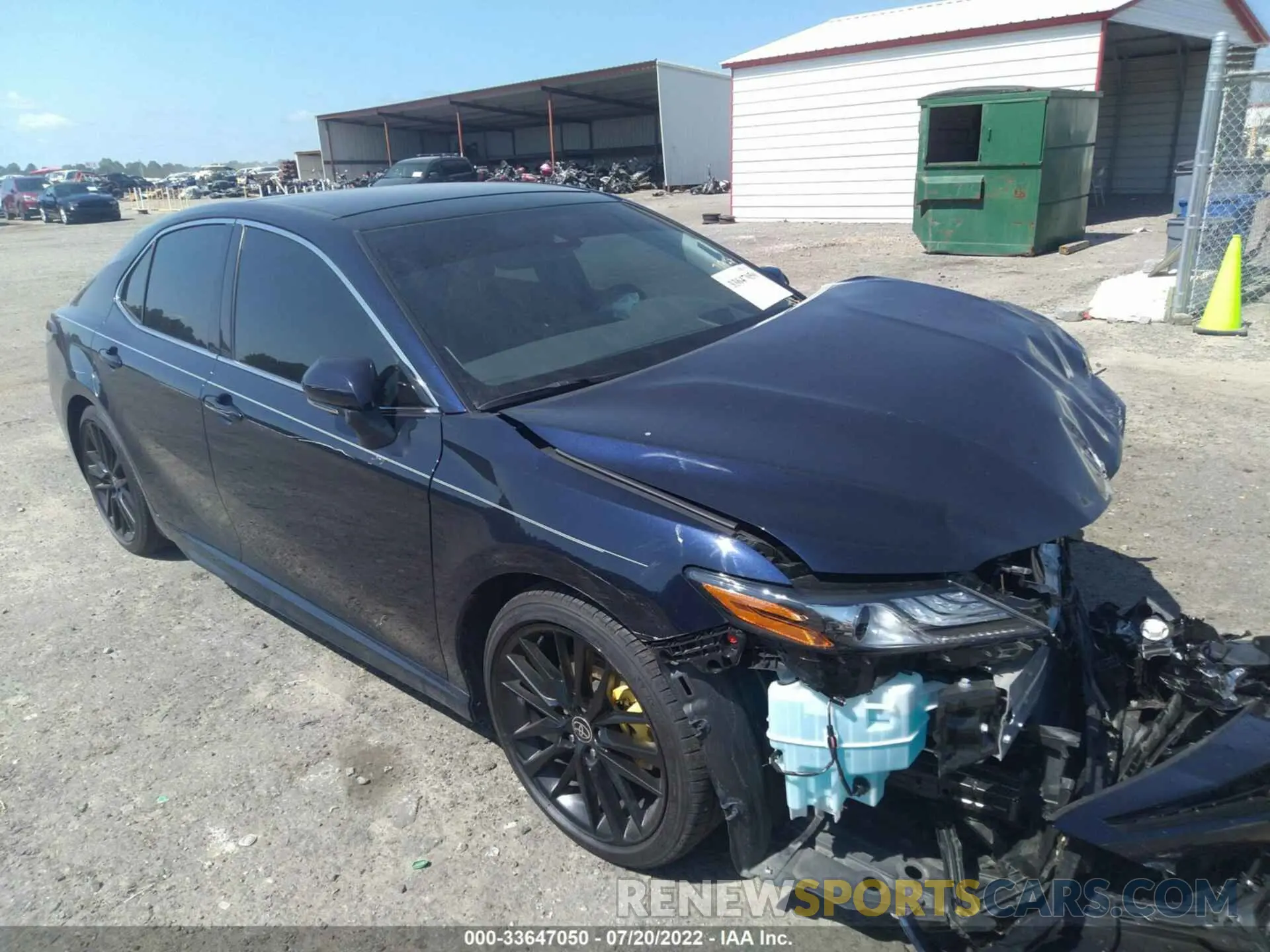 1 Photograph of a damaged car 4T1K61AK7MU490198 TOYOTA CAMRY 2021