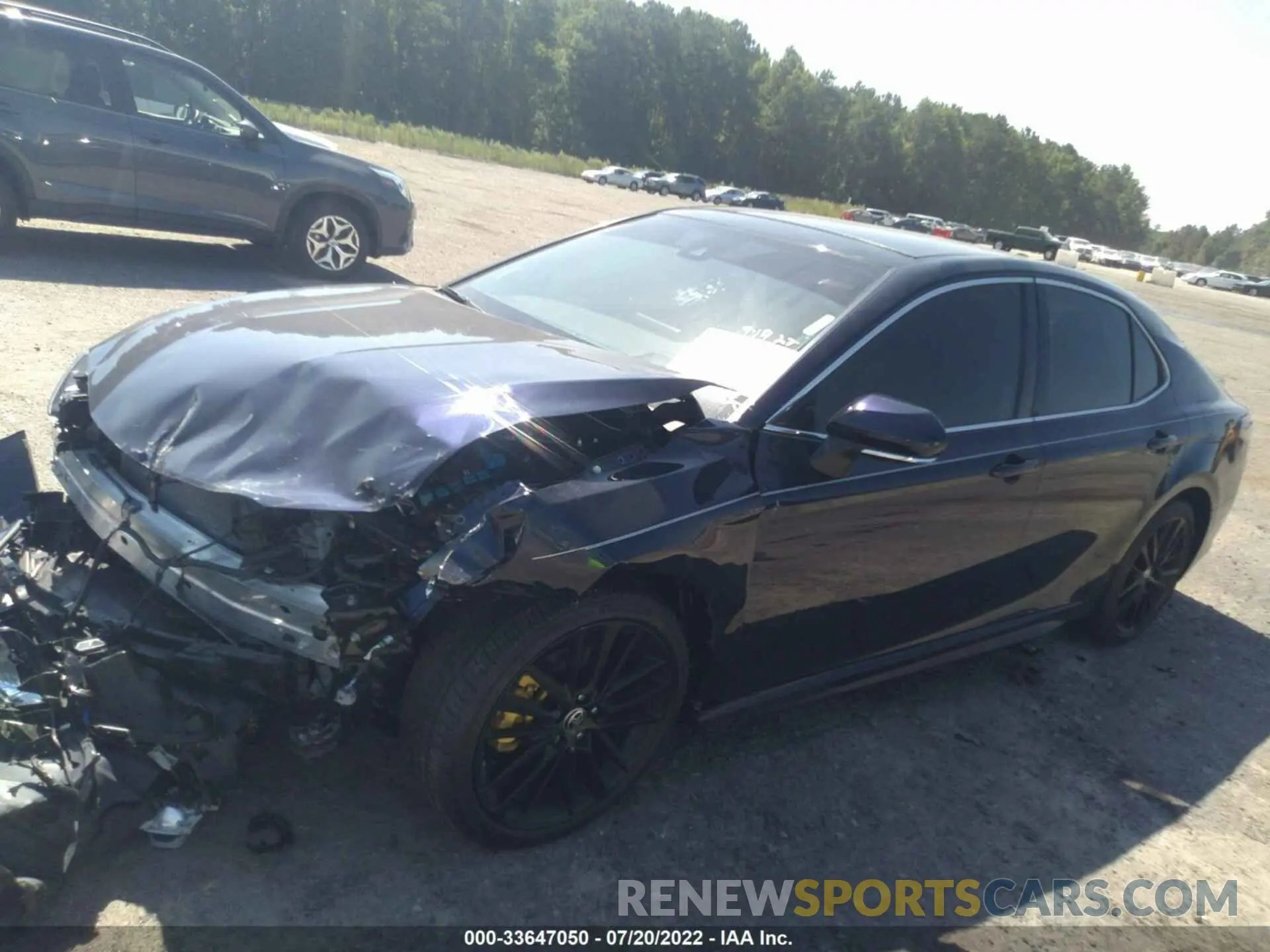 2 Photograph of a damaged car 4T1K61AK7MU490198 TOYOTA CAMRY 2021