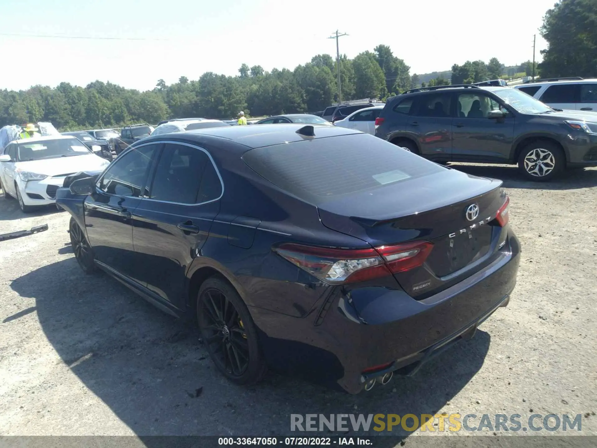 3 Photograph of a damaged car 4T1K61AK7MU490198 TOYOTA CAMRY 2021