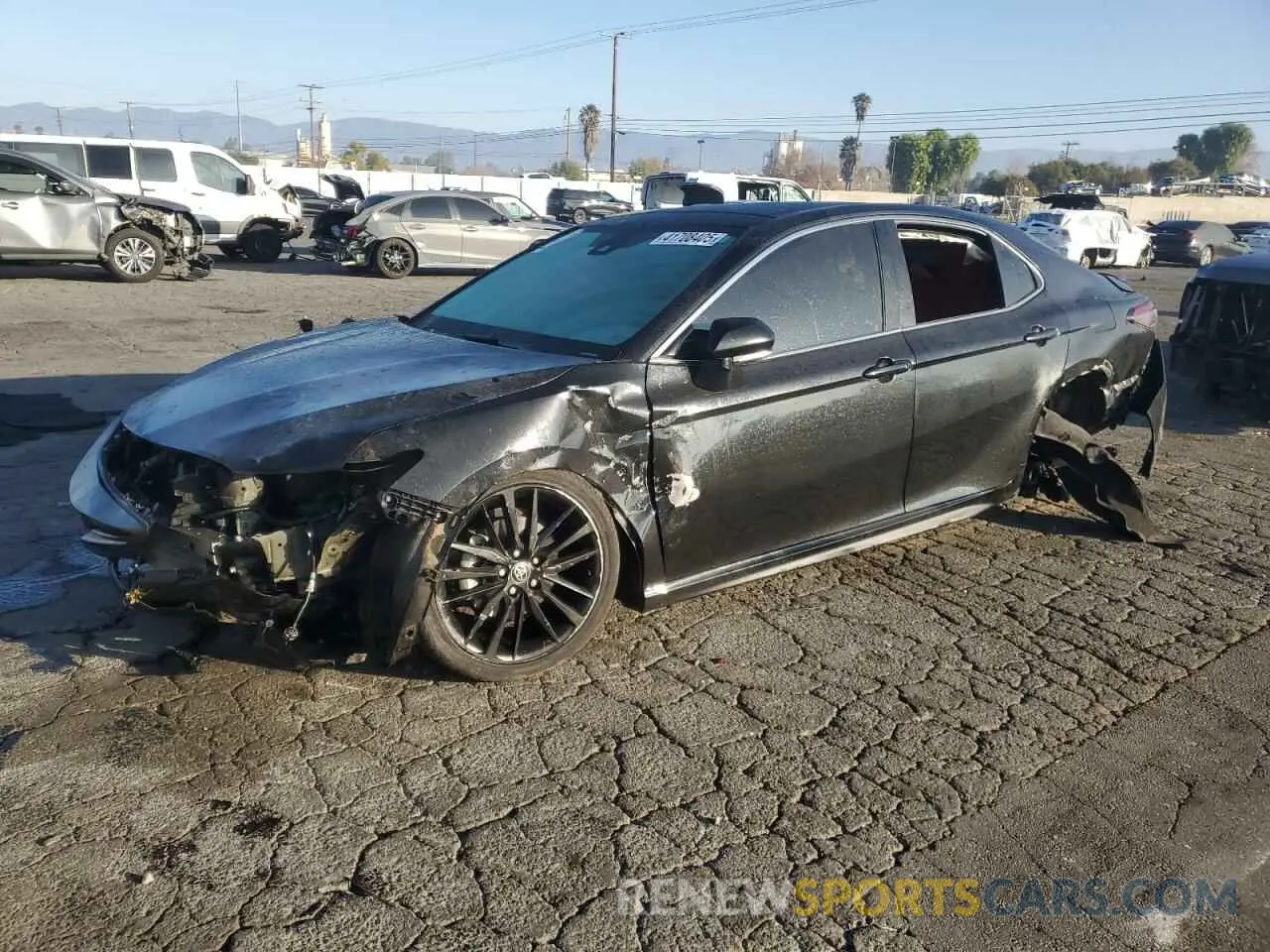 1 Photograph of a damaged car 4T1K61AK8MU429667 TOYOTA CAMRY 2021