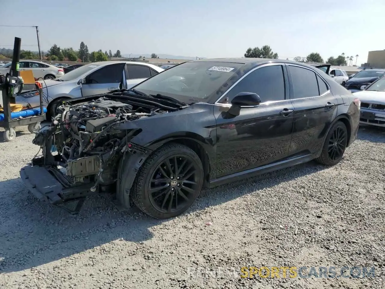 1 Photograph of a damaged car 4T1K61AKXMU417861 TOYOTA CAMRY 2021