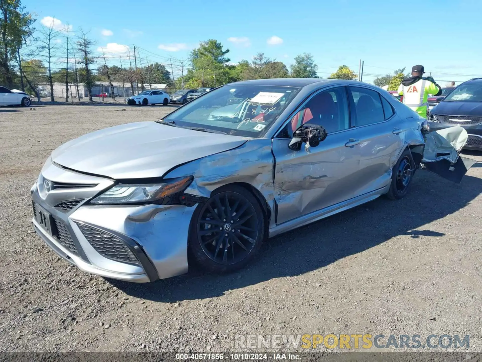 2 Photograph of a damaged car 4T1K61BK0MU043176 TOYOTA CAMRY 2021
