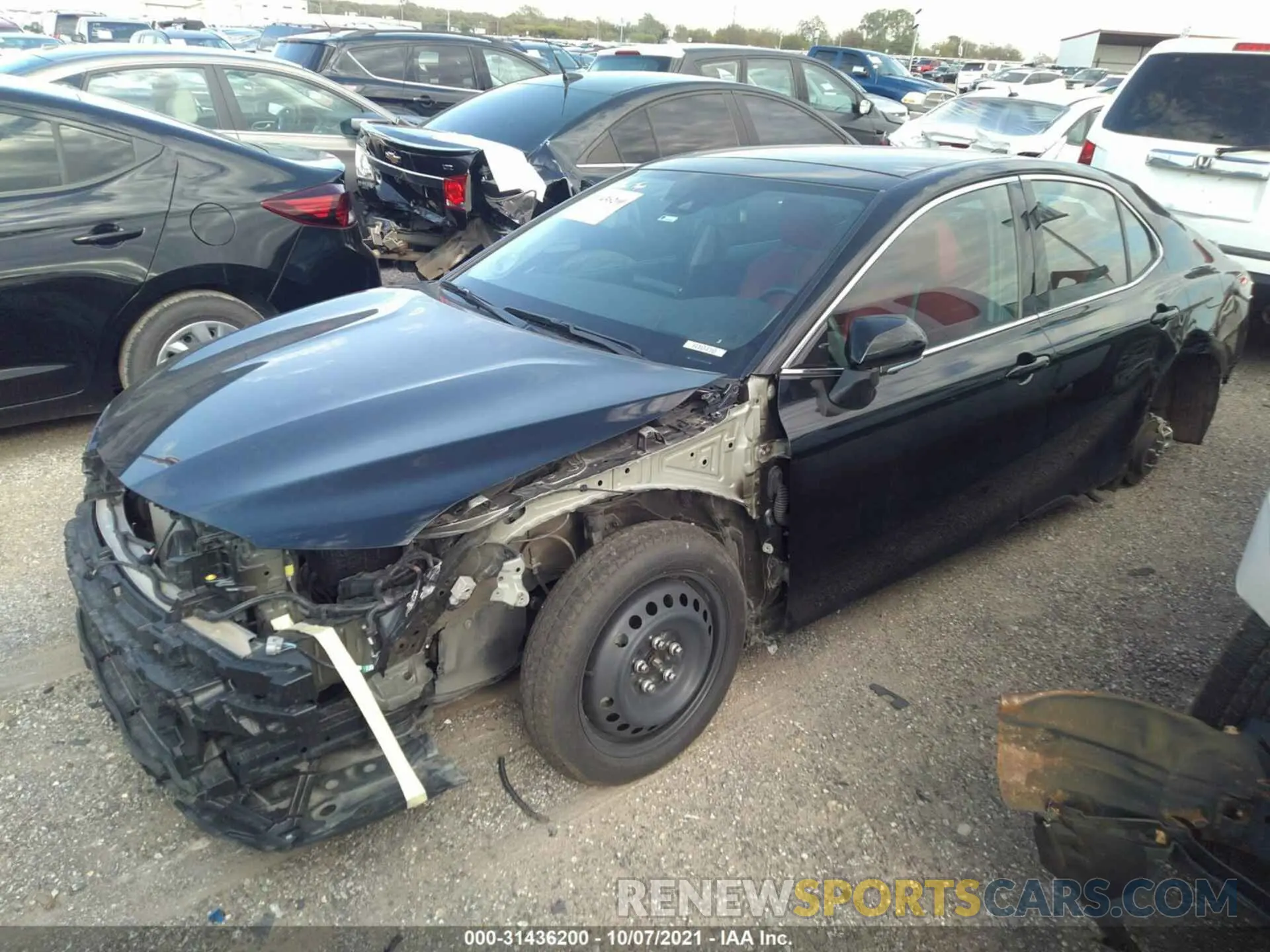 2 Photograph of a damaged car 4T1K61BK4MU020242 TOYOTA CAMRY 2021