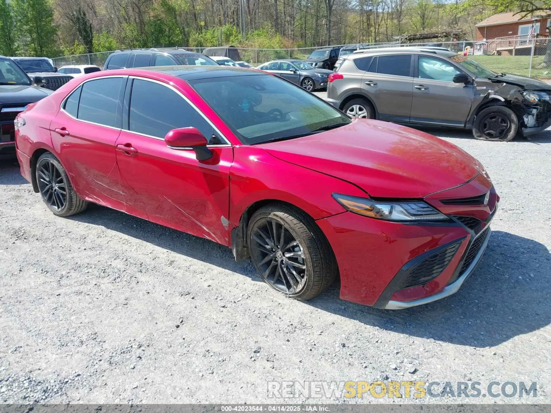 1 Photograph of a damaged car 4T1K61BK4MU035758 TOYOTA CAMRY 2021