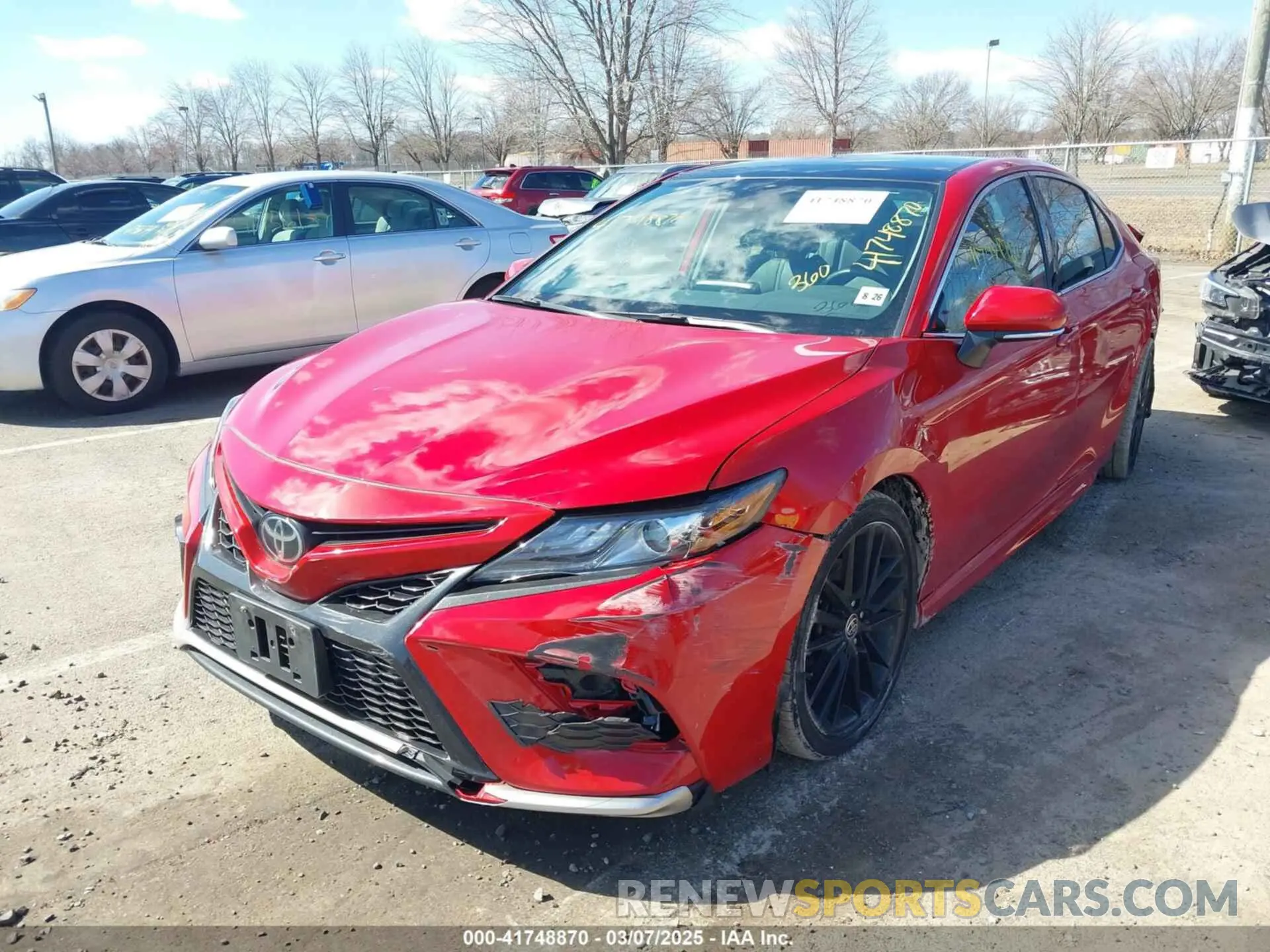 2 Photograph of a damaged car 4T1K61BKXMU041158 TOYOTA CAMRY 2021