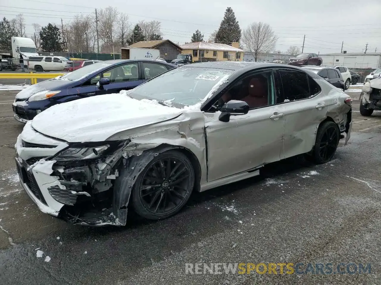 1 Photograph of a damaged car 4T1KZ1AK3MU051961 TOYOTA CAMRY 2021