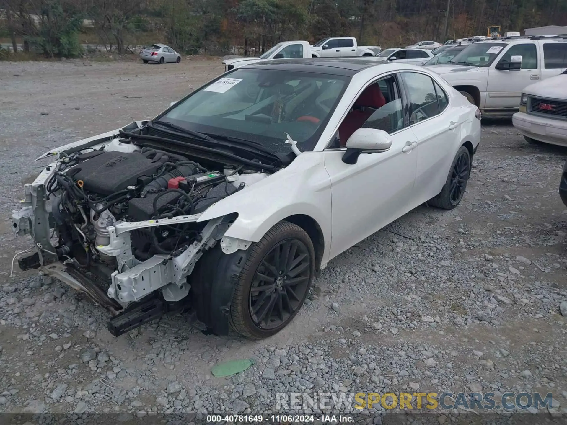2 Photograph of a damaged car 4T1KZ1AK4MU049765 TOYOTA CAMRY 2021