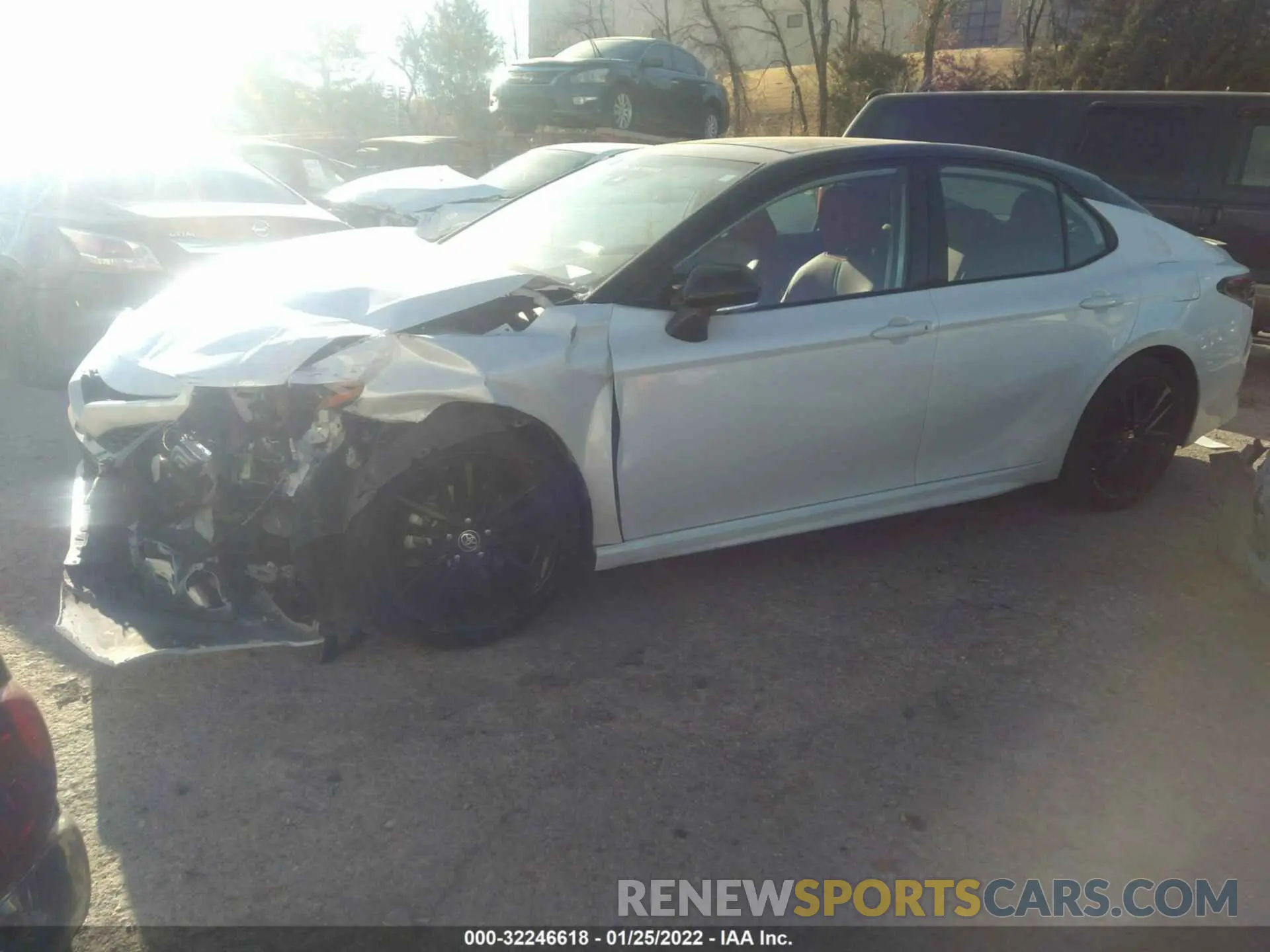 2 Photograph of a damaged car 4T1KZ1AK4MU050933 TOYOTA CAMRY 2021