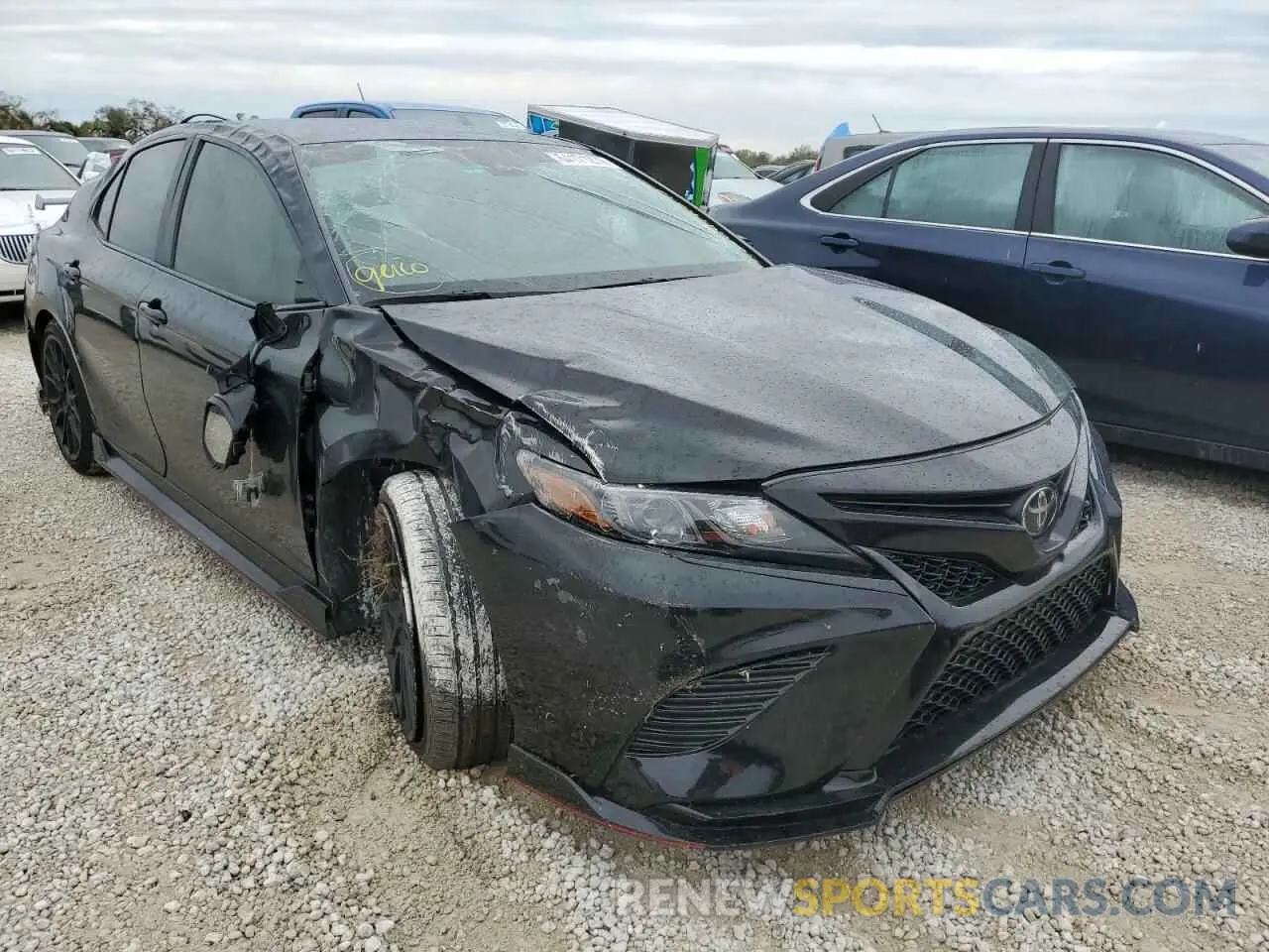 1 Photograph of a damaged car 4T1KZ1AK5MU054831 TOYOTA CAMRY 2021