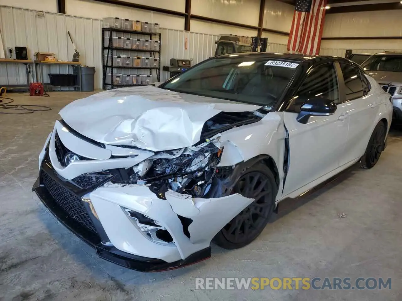 1 Photograph of a damaged car 4T1KZ1AK6MU058953 TOYOTA CAMRY 2021