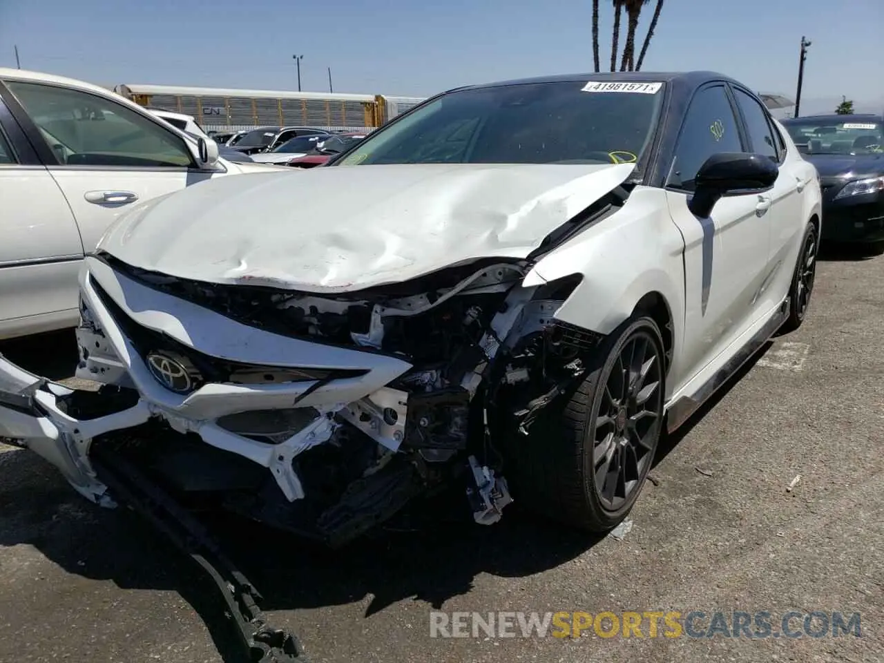 2 Photograph of a damaged car 4T1KZ1AK7MU050019 TOYOTA CAMRY 2021