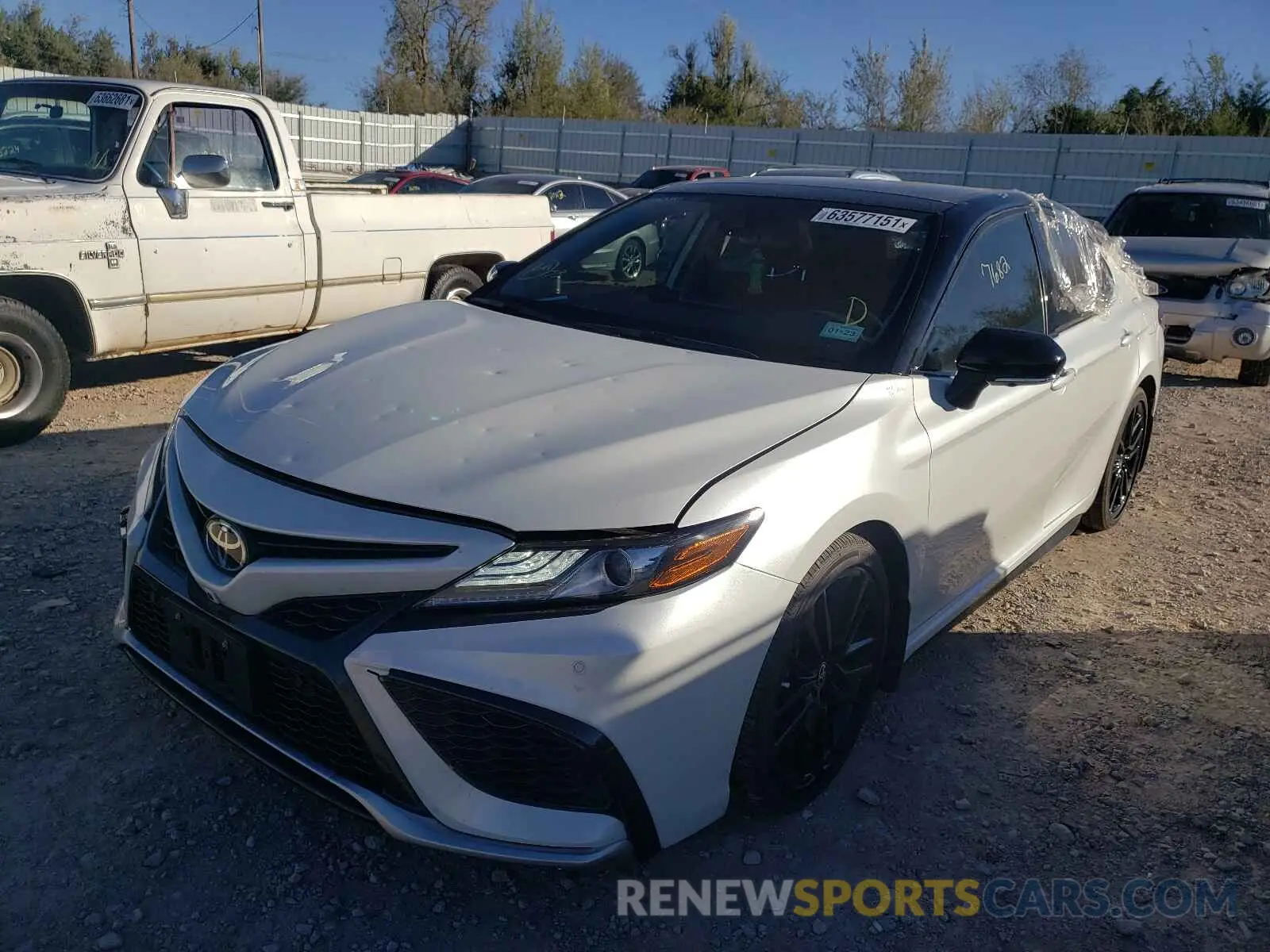 2 Photograph of a damaged car 4T1KZ1AK9MU048580 TOYOTA CAMRY 2021