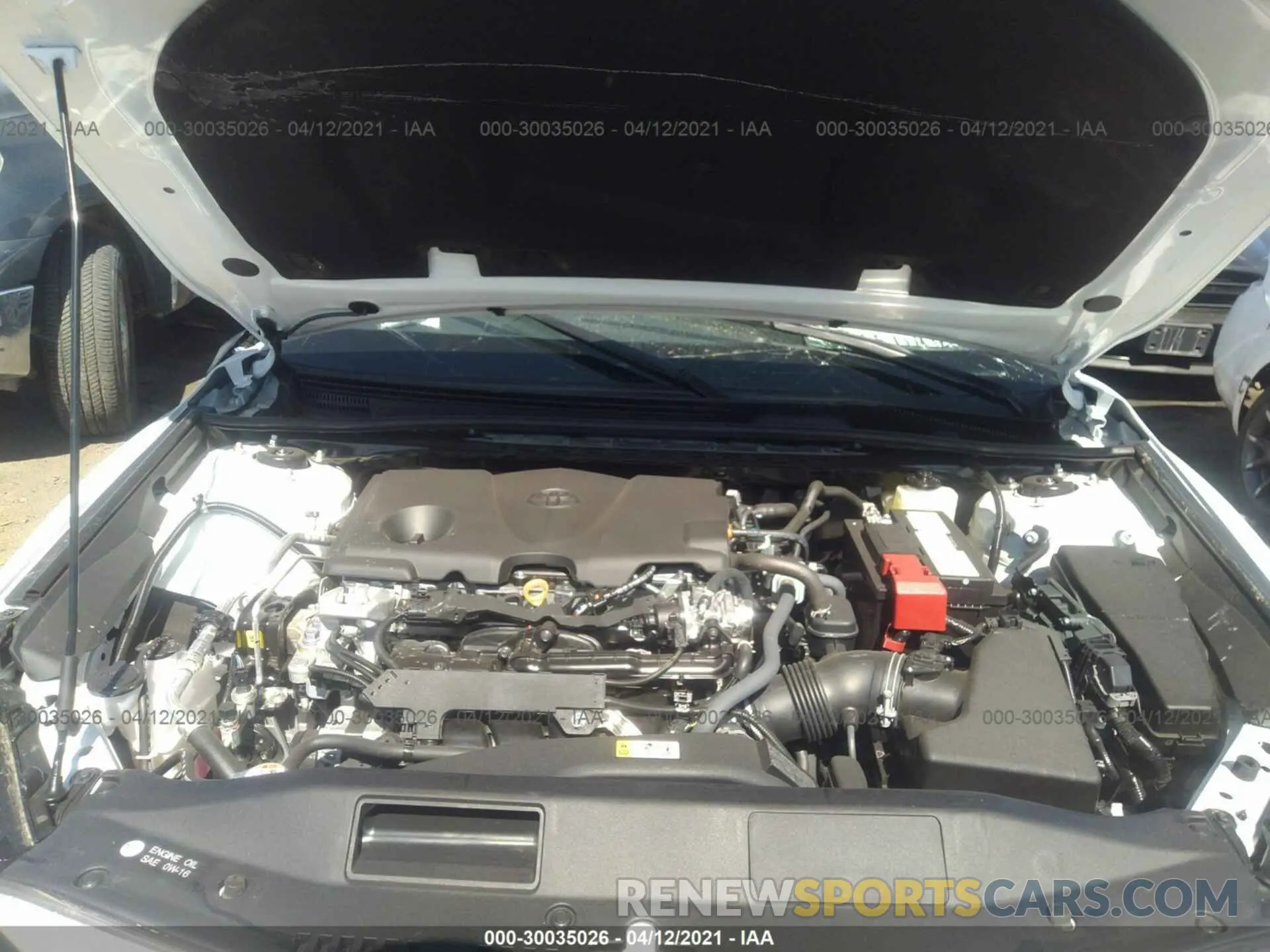 10 Photograph of a damaged car 4T1R11AK0MU538198 TOYOTA CAMRY 2021