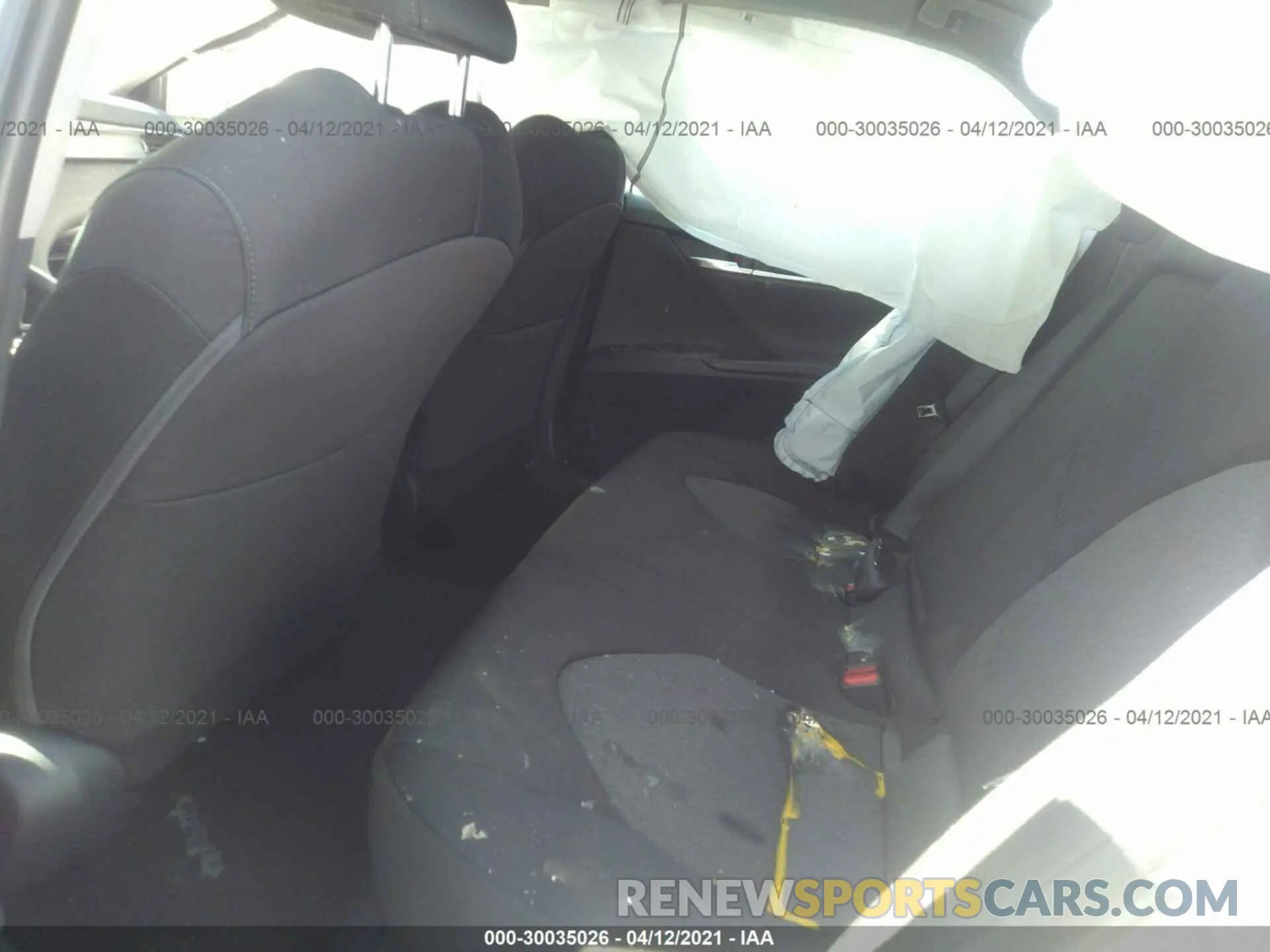 8 Photograph of a damaged car 4T1R11AK0MU538198 TOYOTA CAMRY 2021