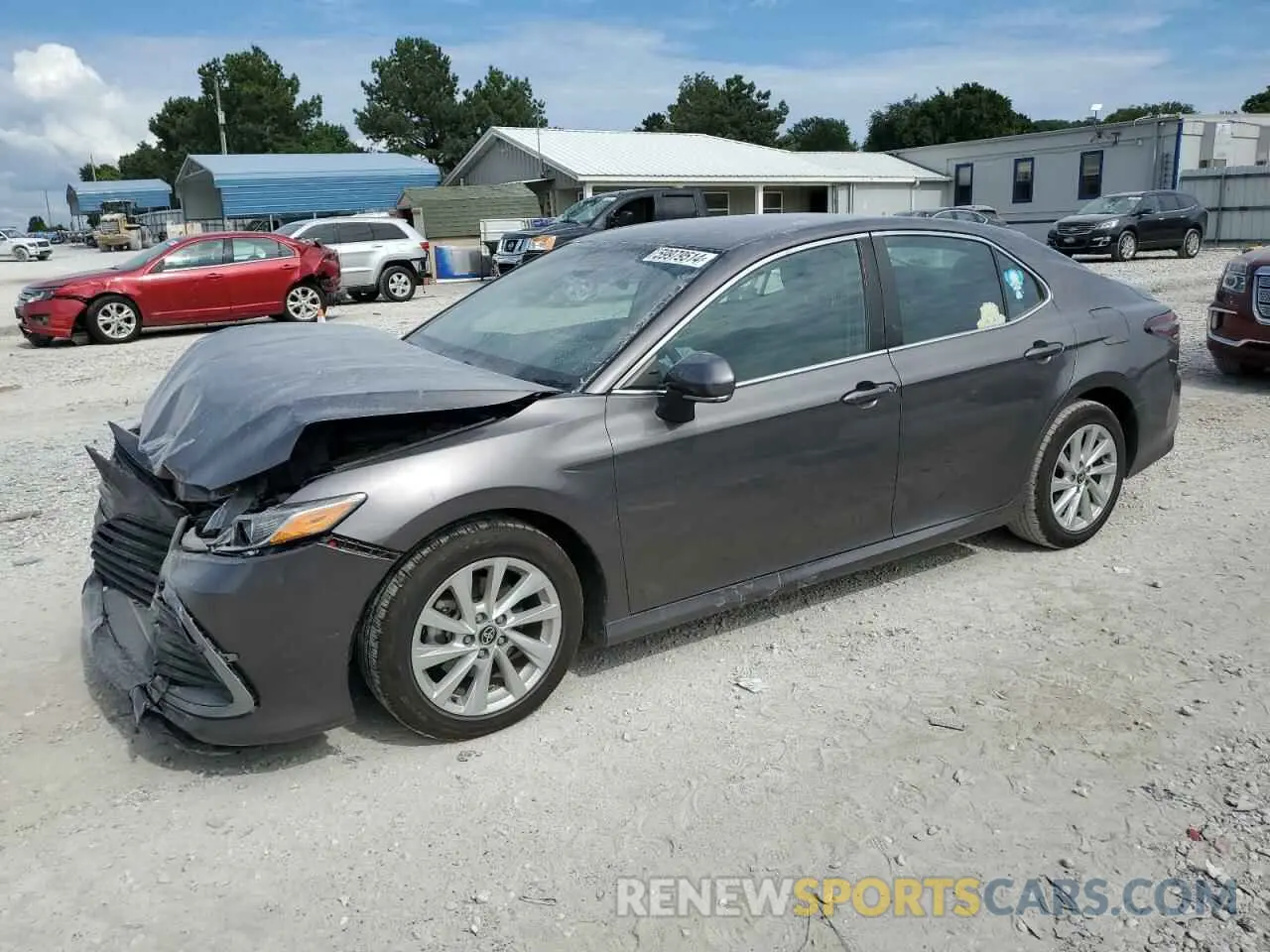 1 Photograph of a damaged car 4T1R11AK2MU456022 TOYOTA CAMRY 2021