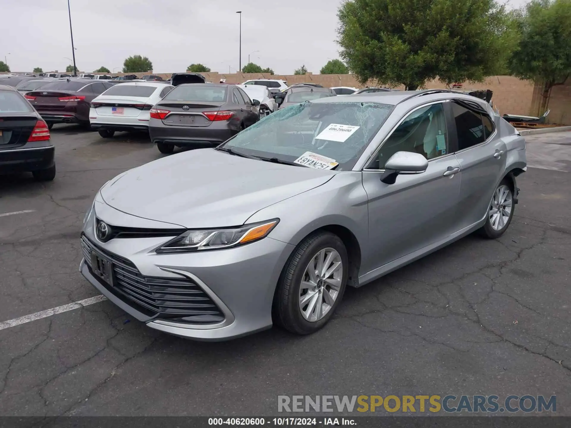 2 Photograph of a damaged car 4T1R11AK4MU498384 TOYOTA CAMRY 2021