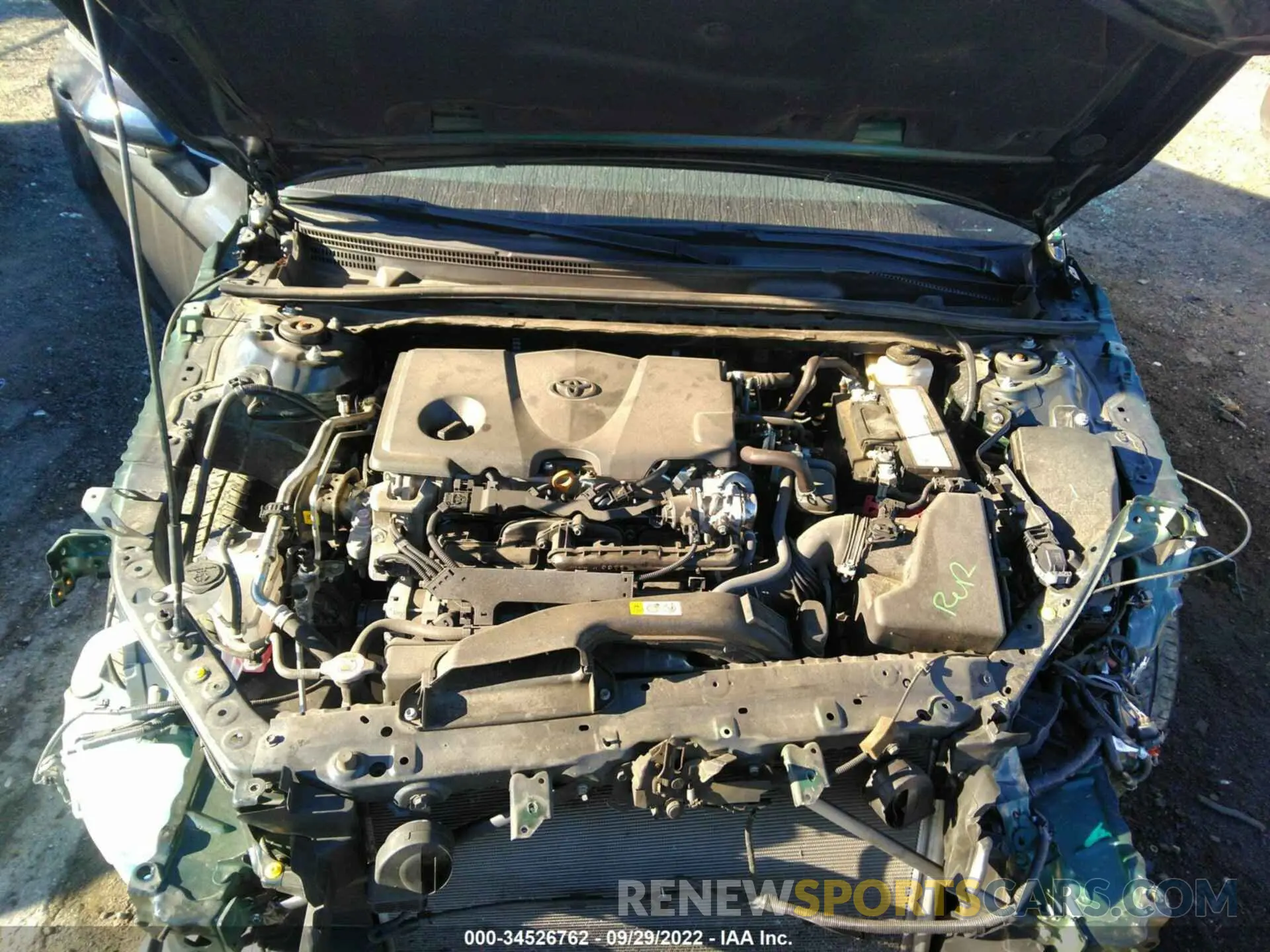 10 Photograph of a damaged car 4T1R11AK7MU407916 TOYOTA CAMRY 2021