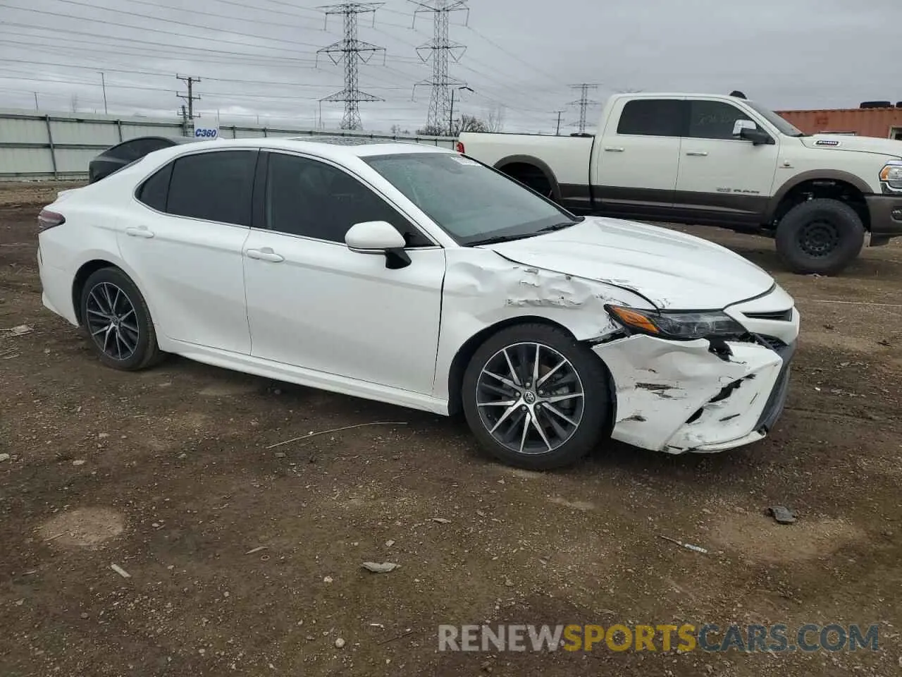 4 Фотография поврежденного автомобиля 4T1S11AK5MU561378 TOYOTA CAMRY 2021