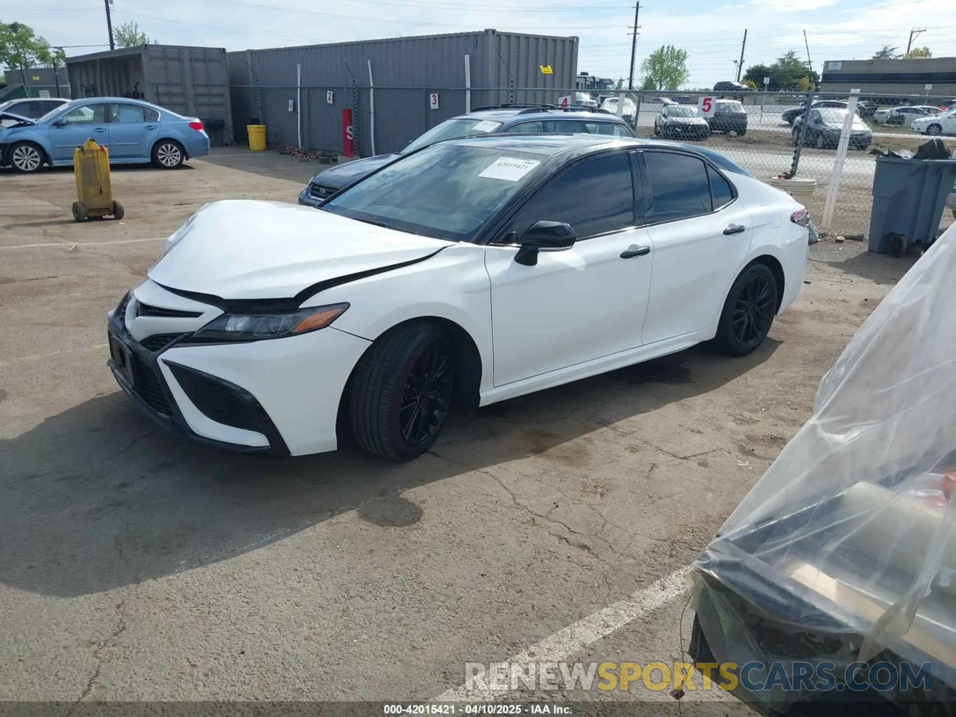 2 Photograph of a damaged car 4T1S11AK7MU460066 TOYOTA CAMRY 2021