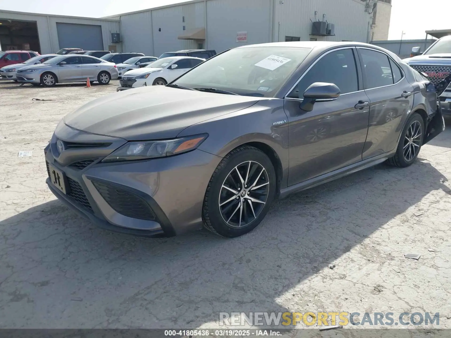 2 Photograph of a damaged car 4T1S31AK0MU023701 TOYOTA CAMRY 2021
