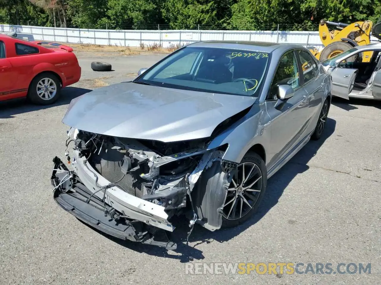 2 Фотография поврежденного автомобиля 4T1S31AK2MU557315 TOYOTA CAMRY 2021