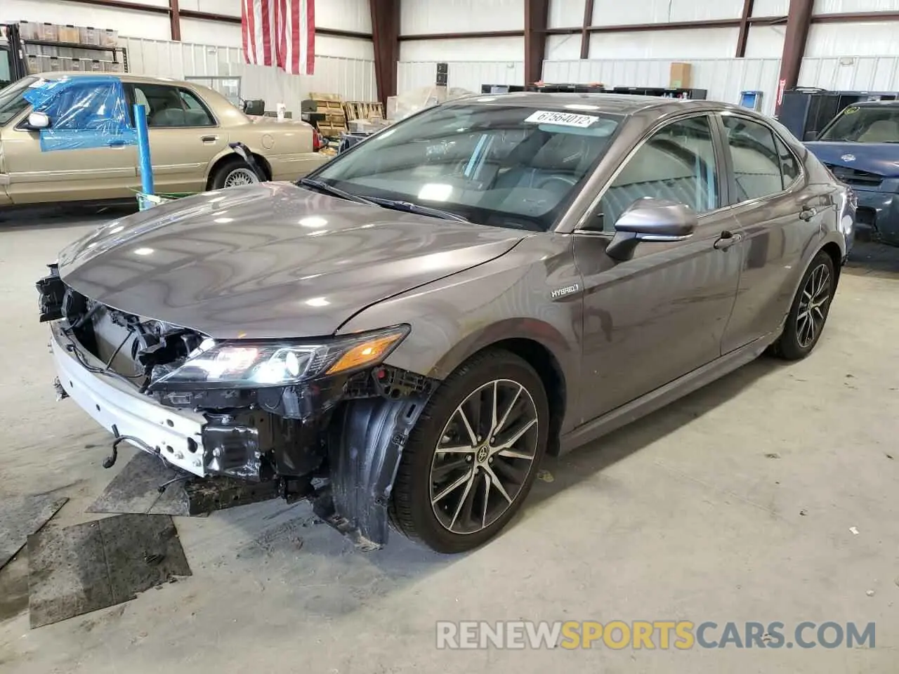 1 Photograph of a damaged car 4T1S31AK3MU562524 TOYOTA CAMRY 2021