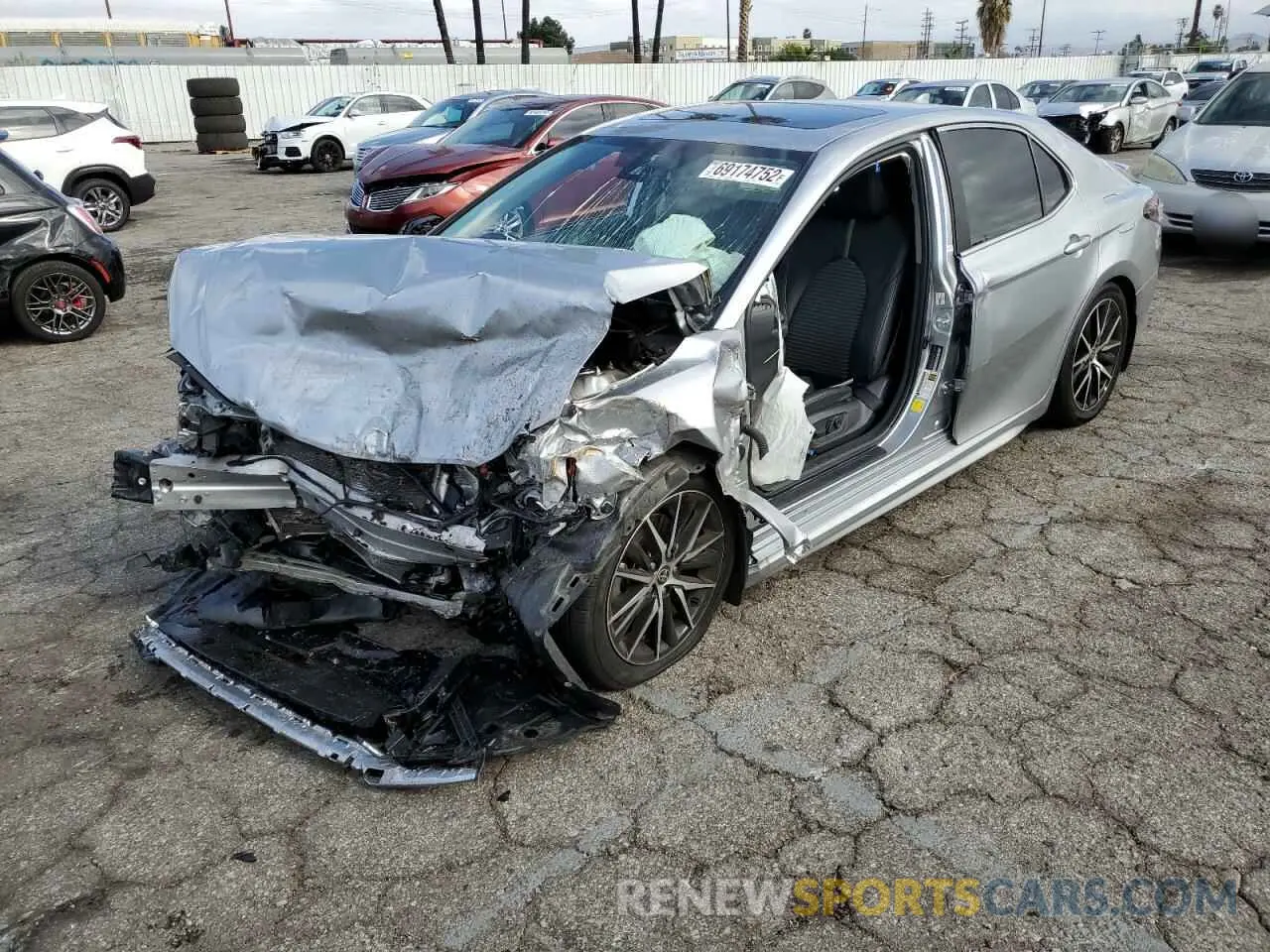 1 Фотография поврежденного автомобиля 4T1T11AK0MU528759 TOYOTA CAMRY 2021