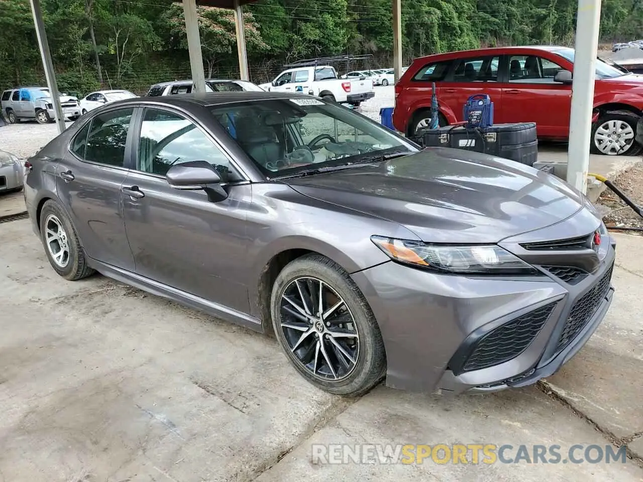 4 Photograph of a damaged car 4T1T11AK1MU494136 TOYOTA CAMRY 2021