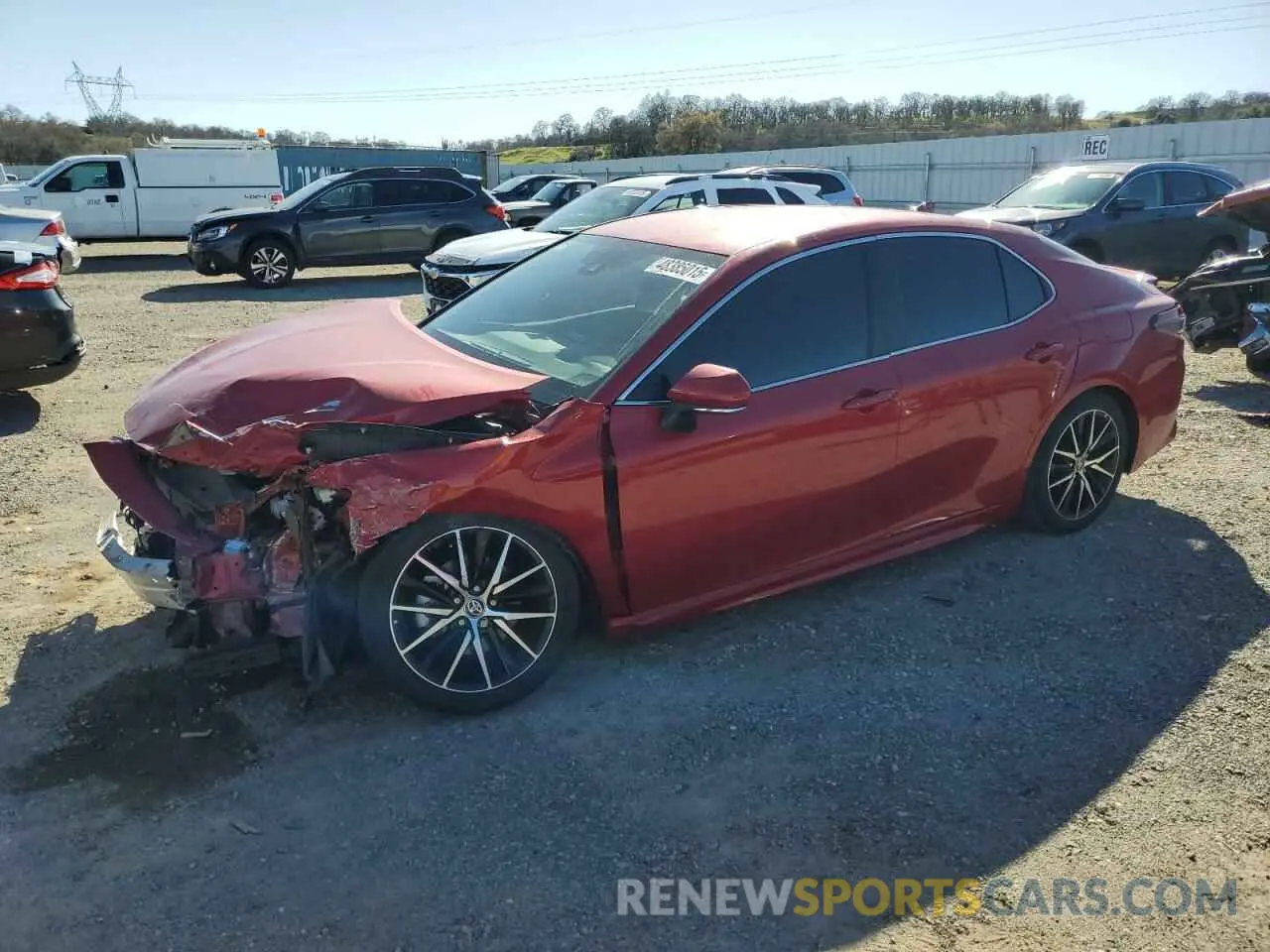 1 Photograph of a damaged car 4T1T11AK2MU435287 TOYOTA CAMRY 2021