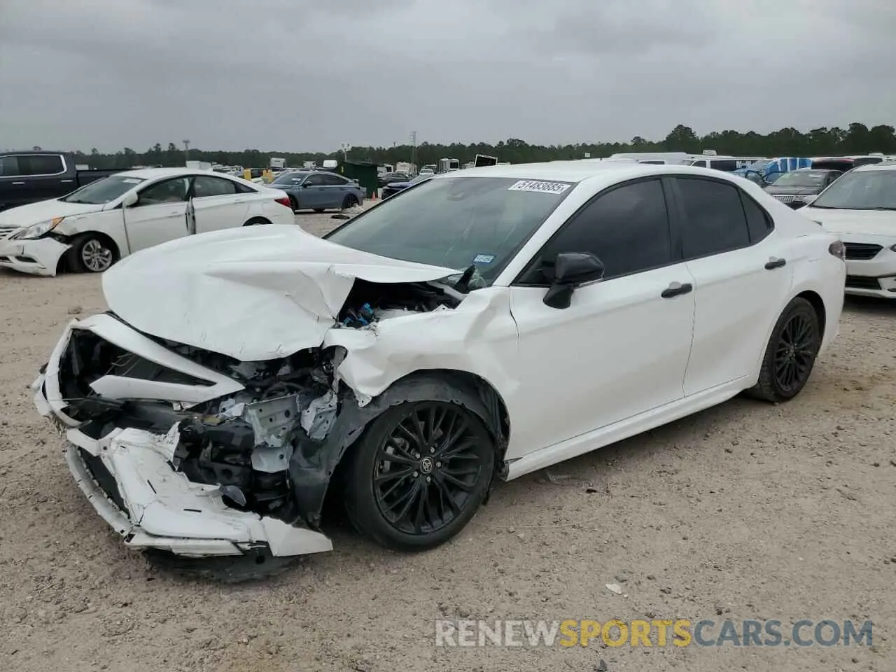 1 Photograph of a damaged car 4T1T11AK2MU493643 TOYOTA CAMRY 2021