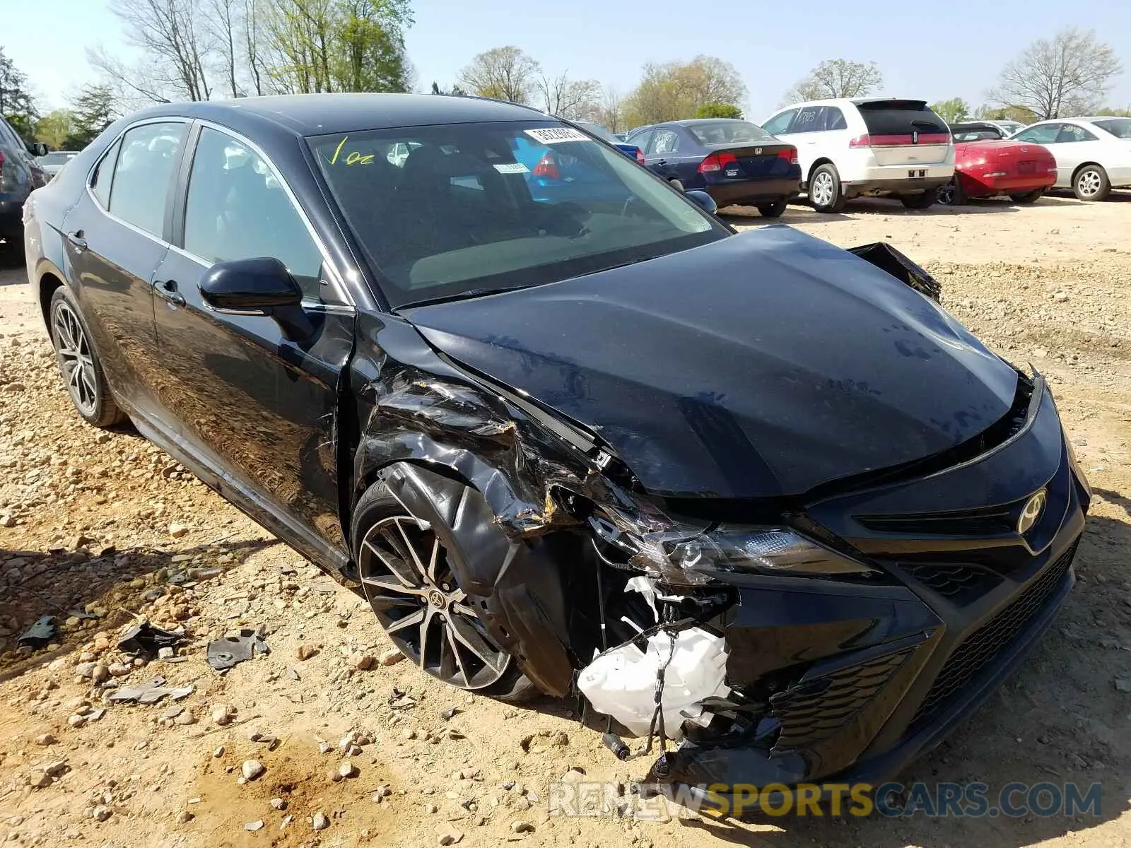 1 Photograph of a damaged car 4T1T11AK3MU535639 TOYOTA CAMRY 2021