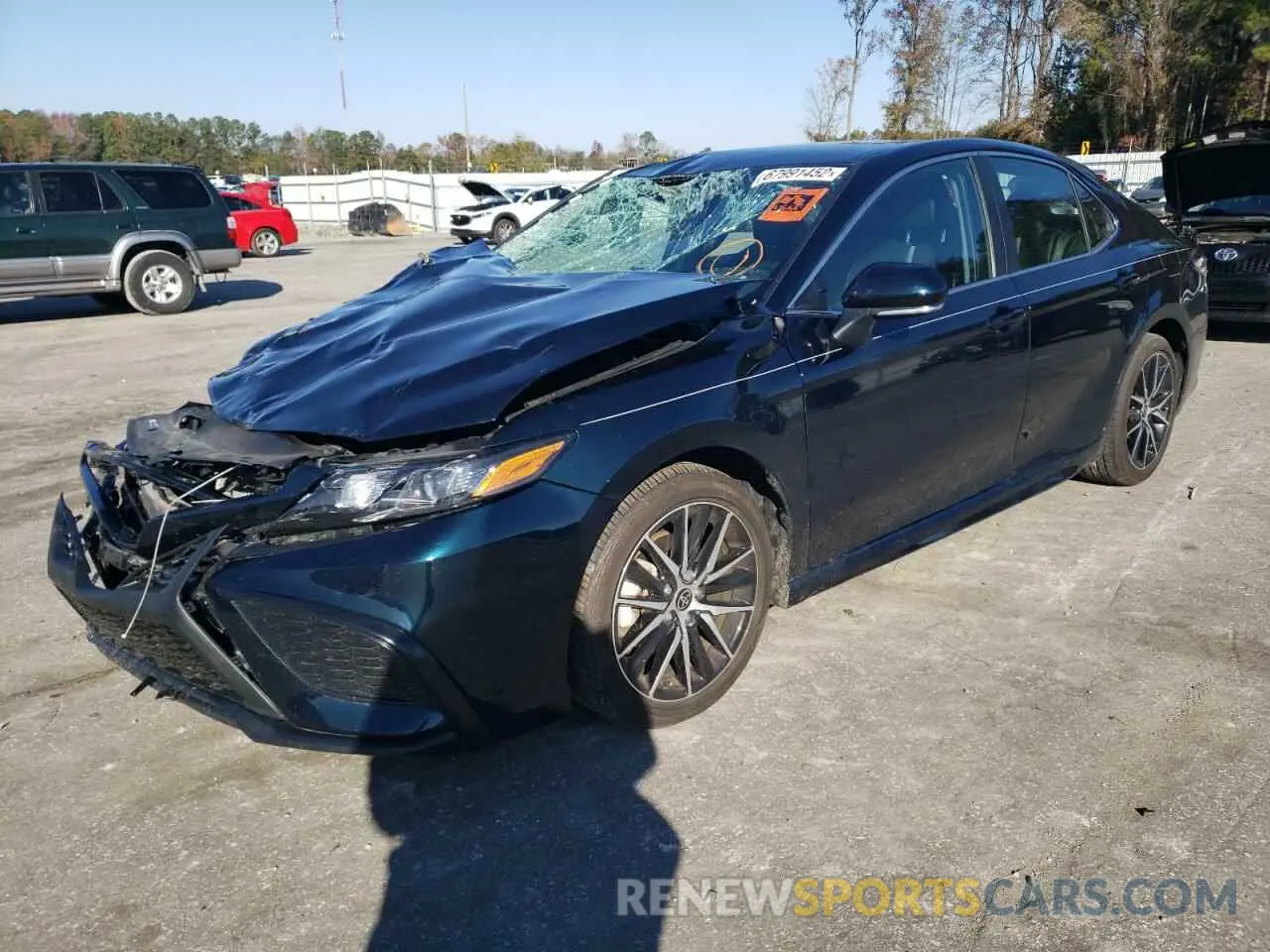1 Photograph of a damaged car 4T1T11AK3MU565787 TOYOTA CAMRY 2021