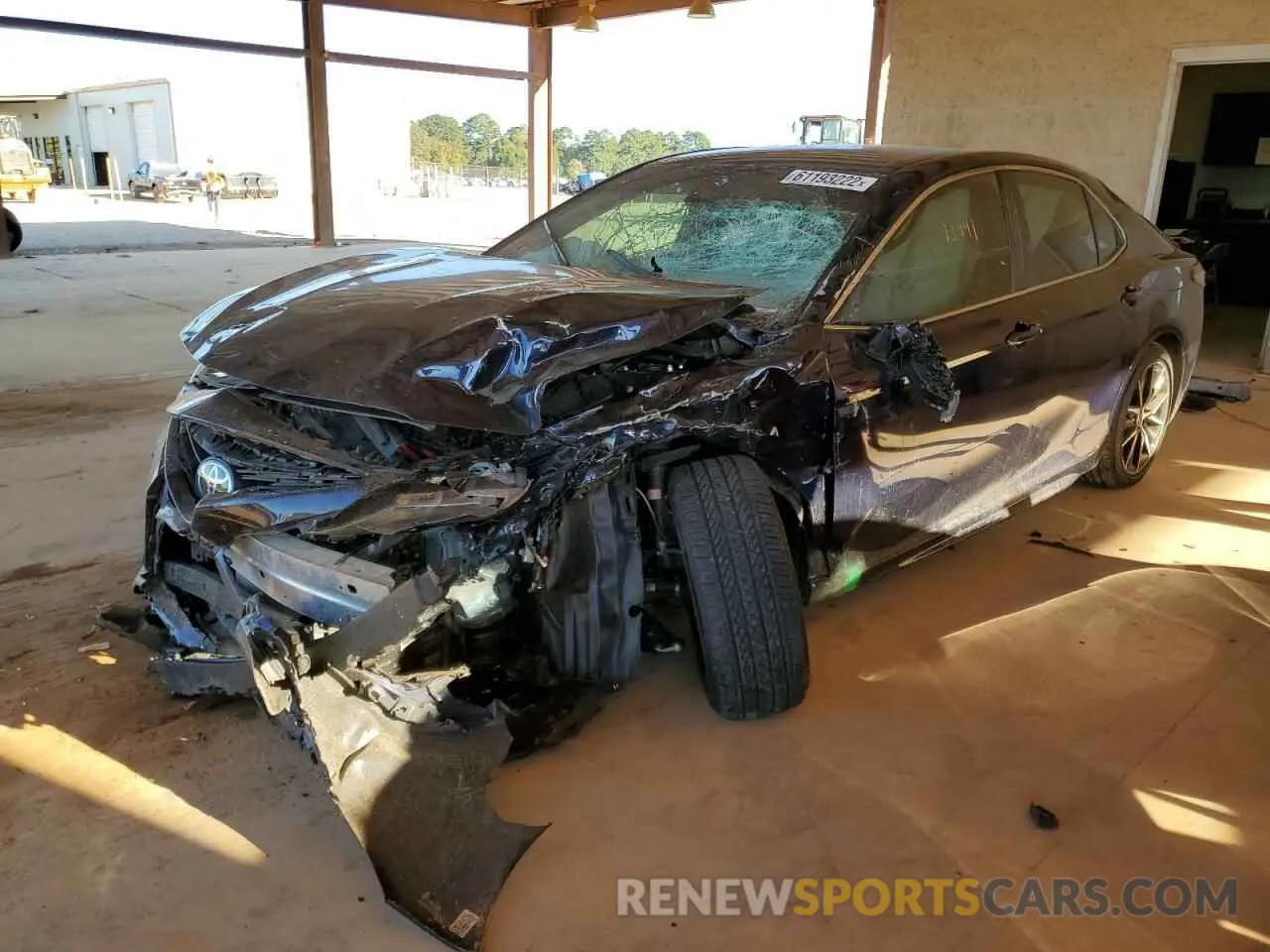 2 Photograph of a damaged car 4T1T11AK5MU492714 TOYOTA CAMRY 2021