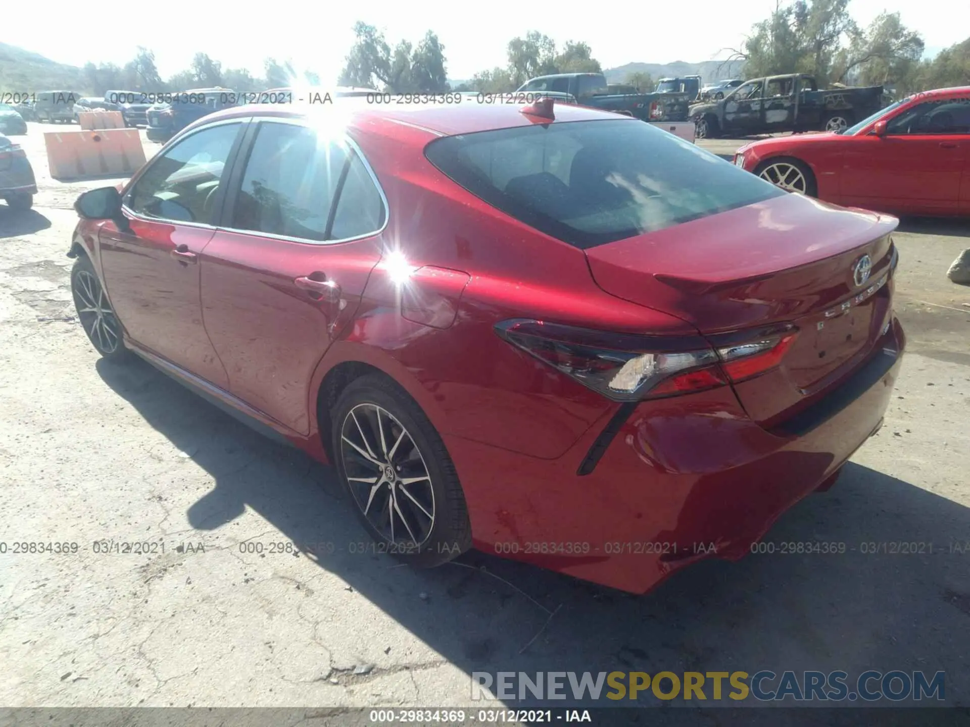 3 Photograph of a damaged car 4T1T11AK7MU422406 TOYOTA CAMRY 2021