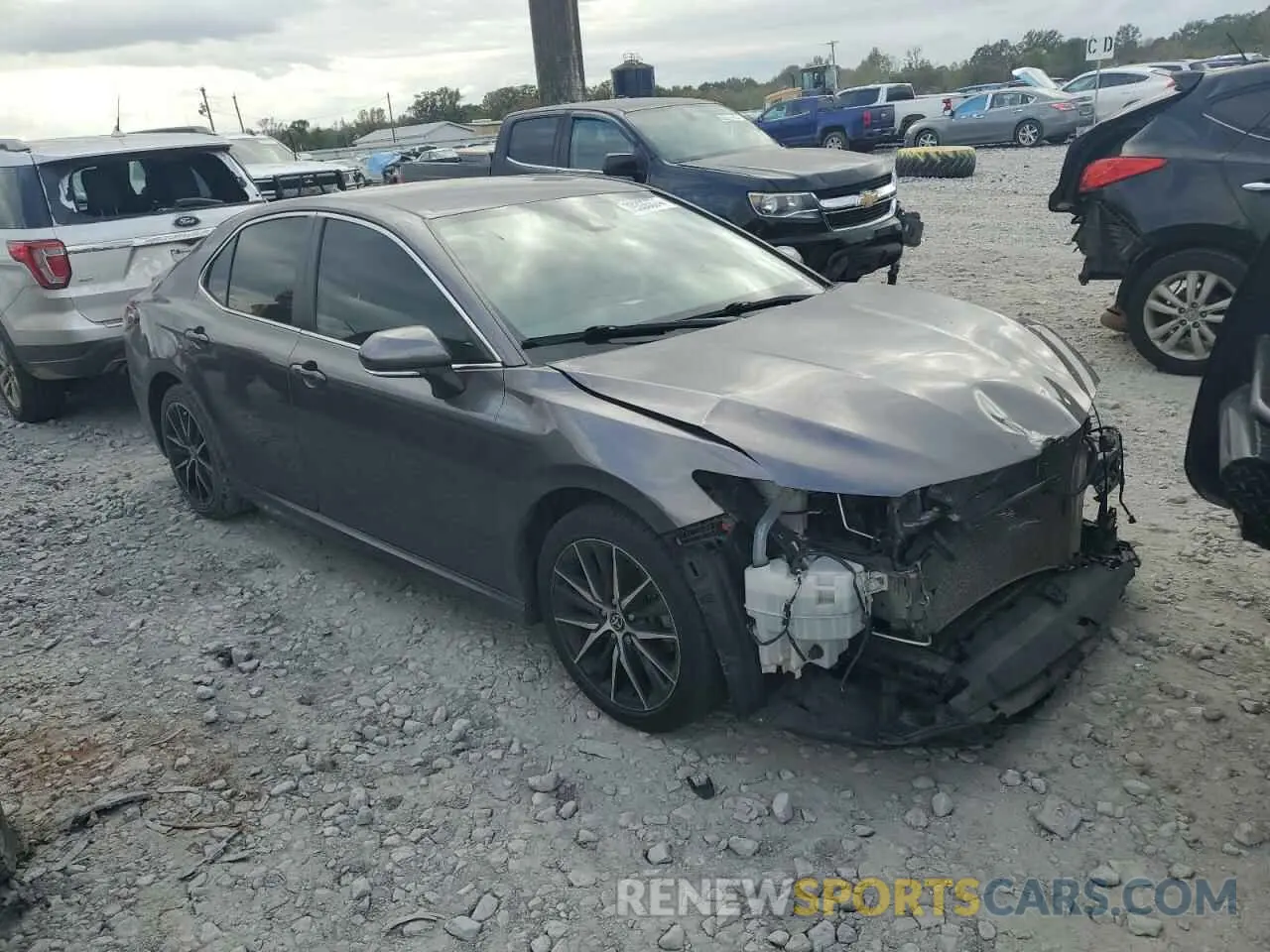 4 Фотография поврежденного автомобиля 4T1T11AK7MU483450 TOYOTA CAMRY 2021
