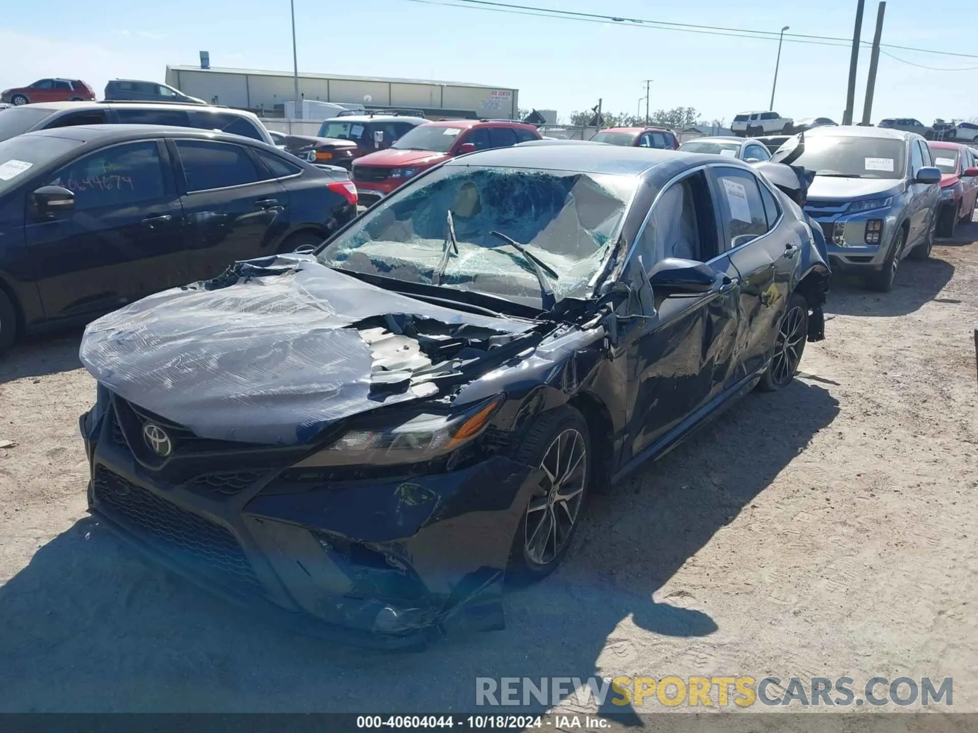2 Photograph of a damaged car 4T1T11AKXMU580562 TOYOTA CAMRY 2021