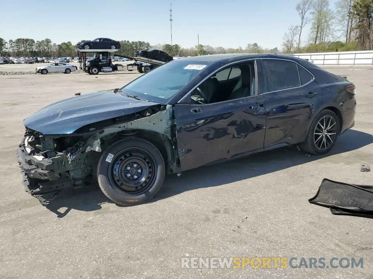 1 Photograph of a damaged car 4T1T11BK5MU045539 TOYOTA CAMRY 2021