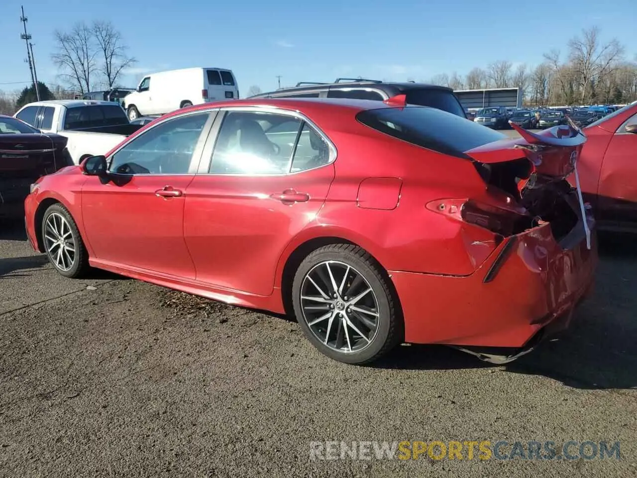 2 Photograph of a damaged car 4T1T11BK6MU022142 TOYOTA CAMRY 2021